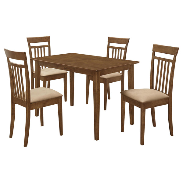 Coaster Furniture Robles 150430 5-piece Rectangular Dining Table Set - Chestnut