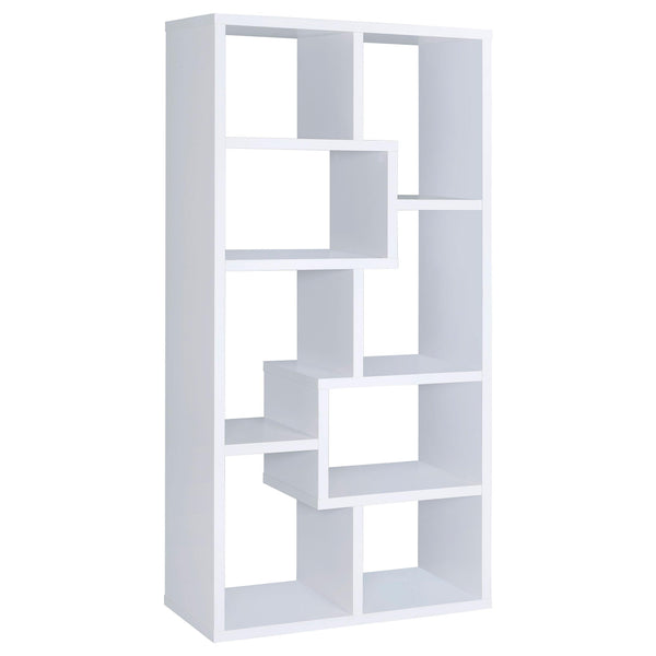 Coaster Furniture Theo 800136 71-inch 7-shelf Bookshelf - White