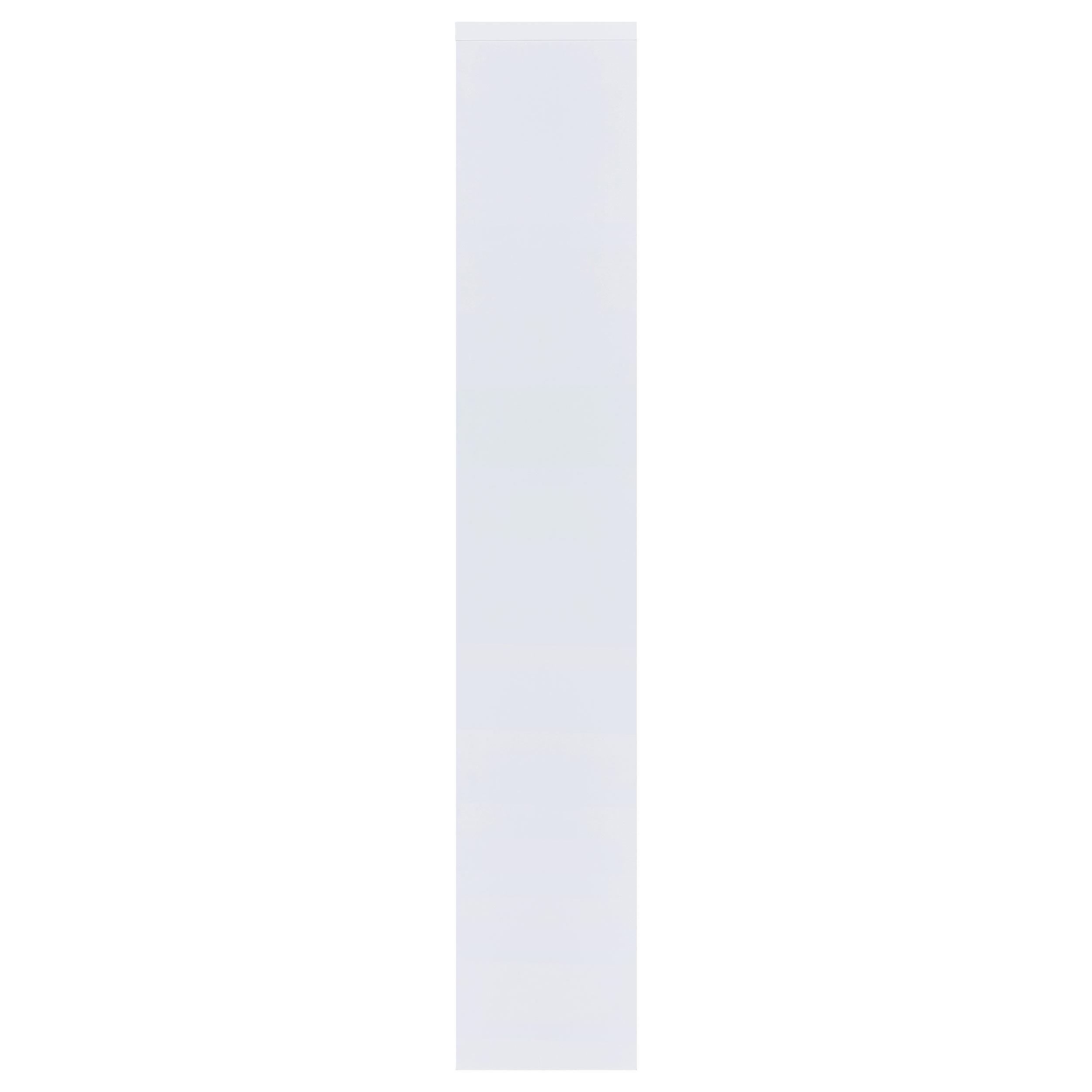  Coaster Furniture Theo 800136 71-inch 7-shelf Bookshelf - White IMAGE 3