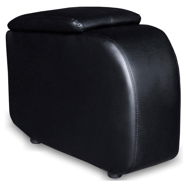 Coaster Furniture Cyrus 600002 Upholstered Home Theater Storage Wedge Console - Black