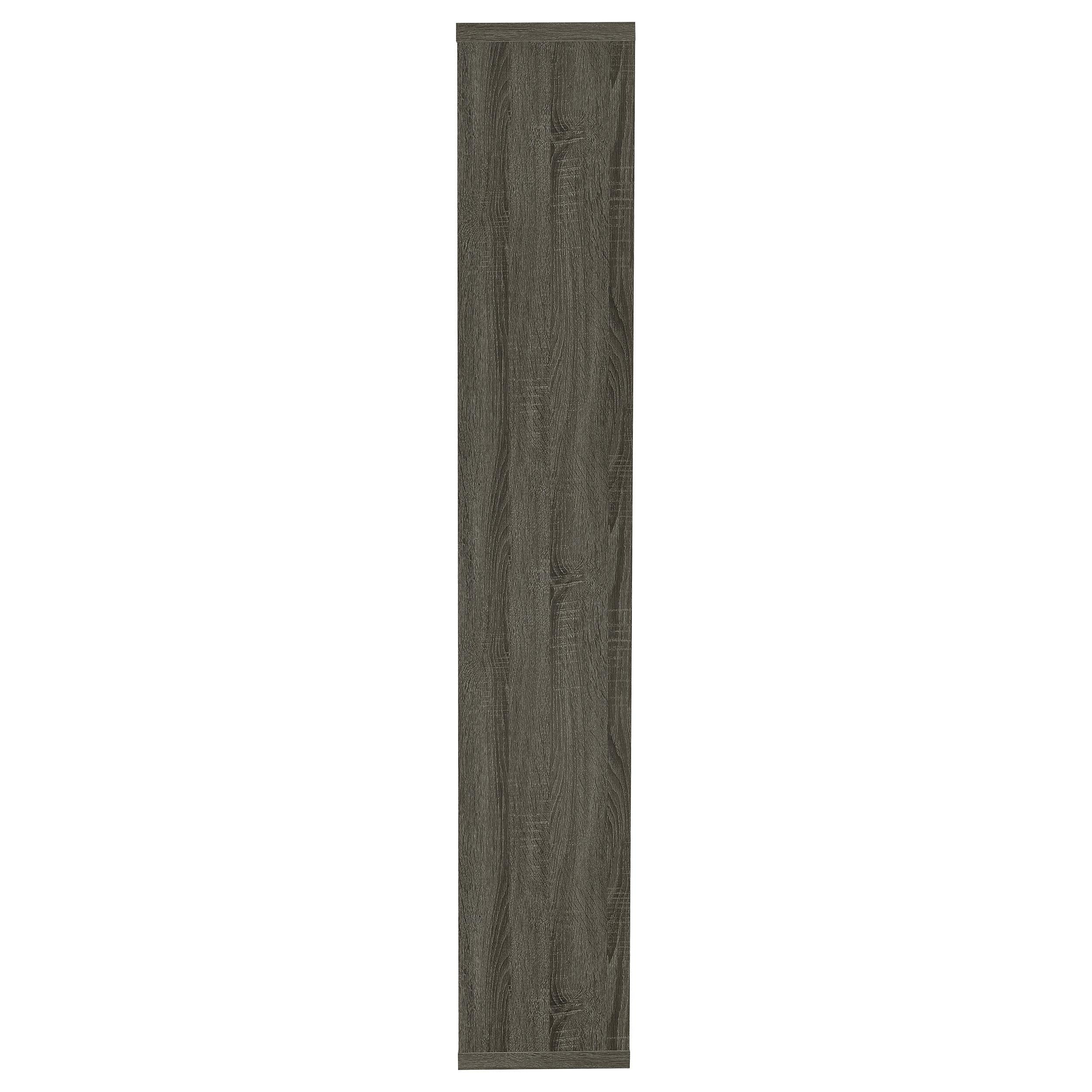  Coaster Furniture Theo 800510 71-inch 7-shelf Bookshelf - Weathered Grey IMAGE 4