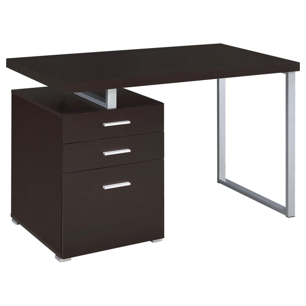 Coaster Furniture Brennan 800519 47-inch 3-Drawer Office Computer Desk - Cappuccino