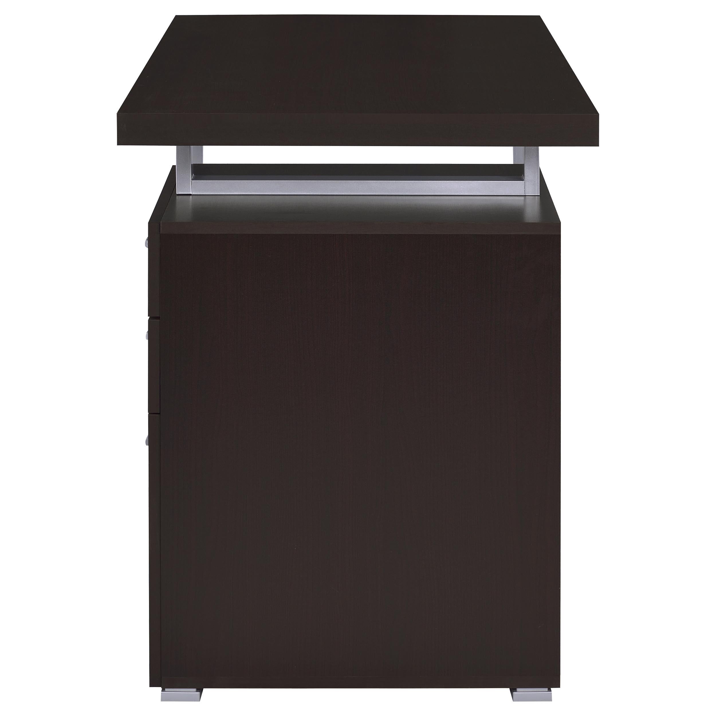  Coaster Furniture Brennan 800519 47-inch 3-Drawer Office Computer Desk - Cappuccino IMAGE 5