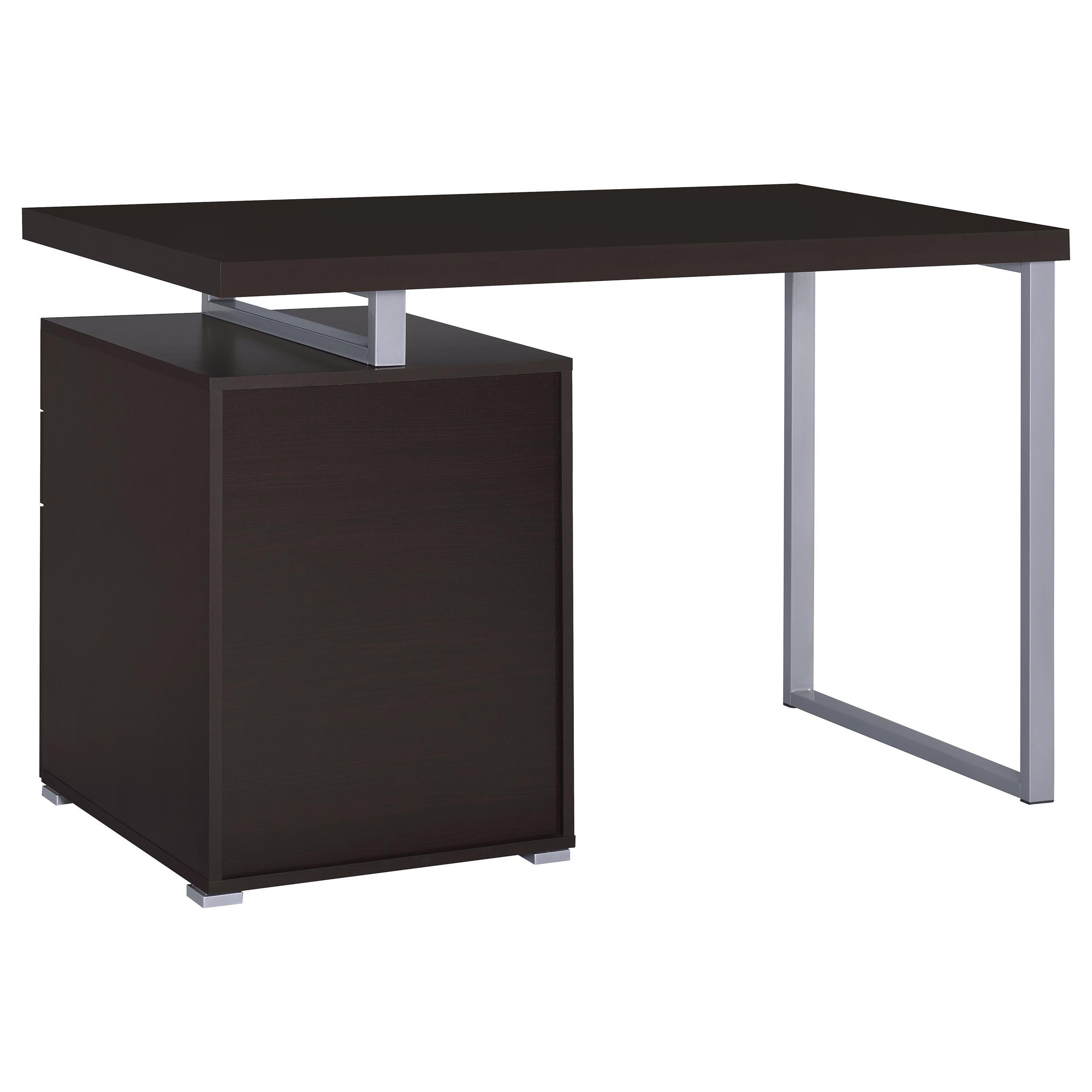  Coaster Furniture Brennan 800519 47-inch 3-Drawer Office Computer Desk - Cappuccino IMAGE 6
