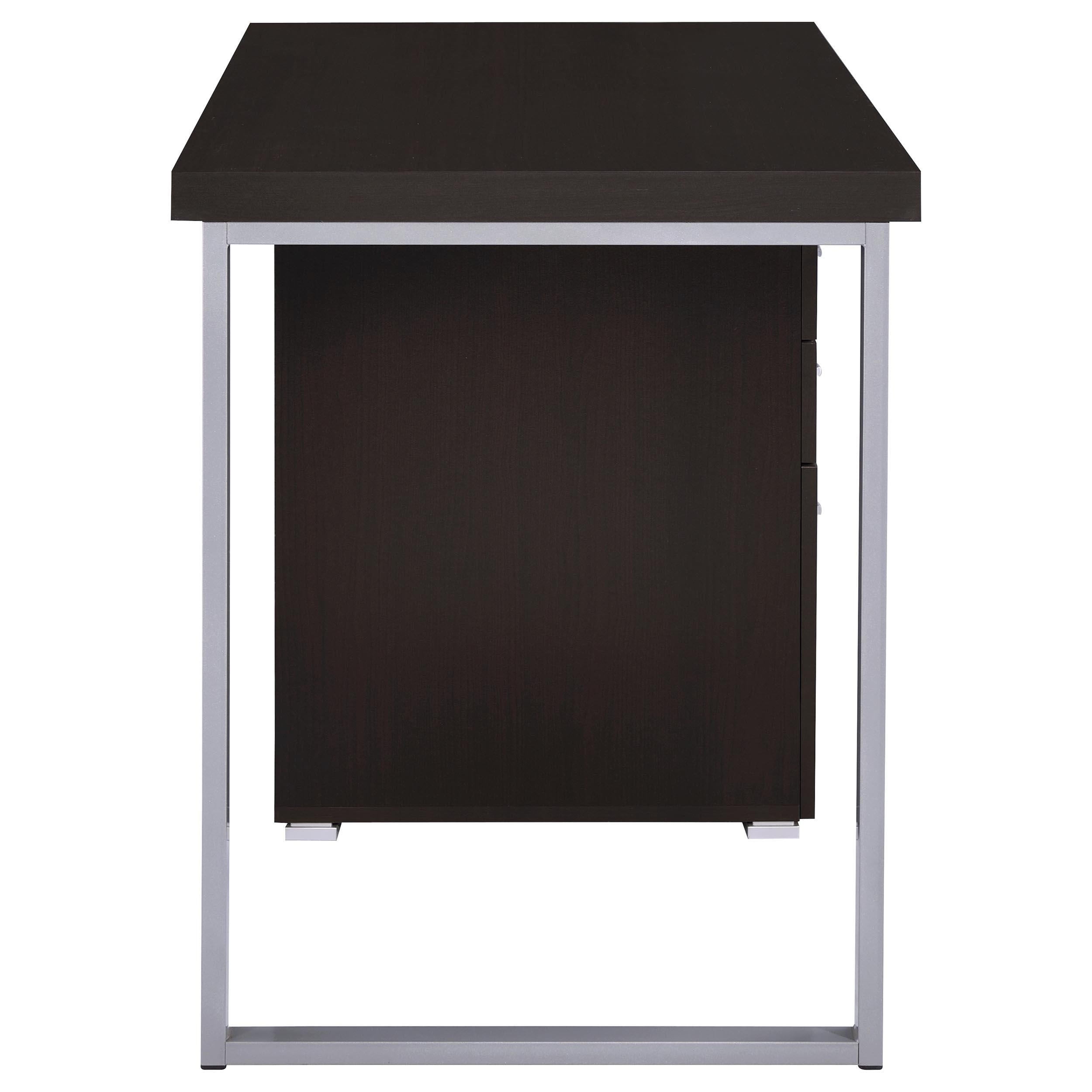  Coaster Furniture Brennan 800519 47-inch 3-Drawer Office Computer Desk - Cappuccino IMAGE 8