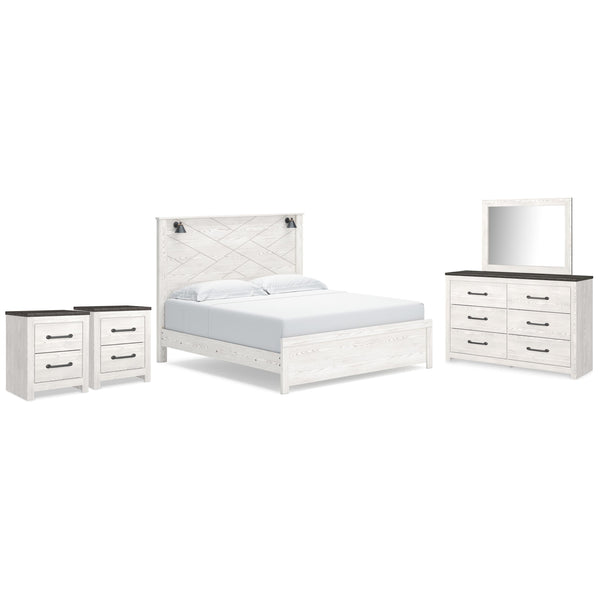 Signature Design by Ashley Gerridan B1190B31 7 pc King Panel Bedroom Set