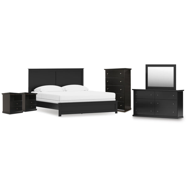 Signature Design by Ashley Maribel B138B63 8 pc King Panel Bedroom Set