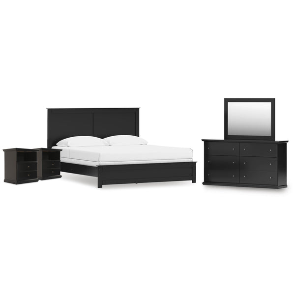 Signature Design by Ashley Maribel B138B70 7 pc King Panel Bedroom Set