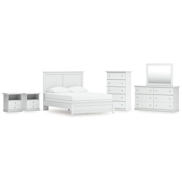 Signature Design by Ashley Bostwick Shoals B139B49 8 pc Queen Panel Bedroom Set