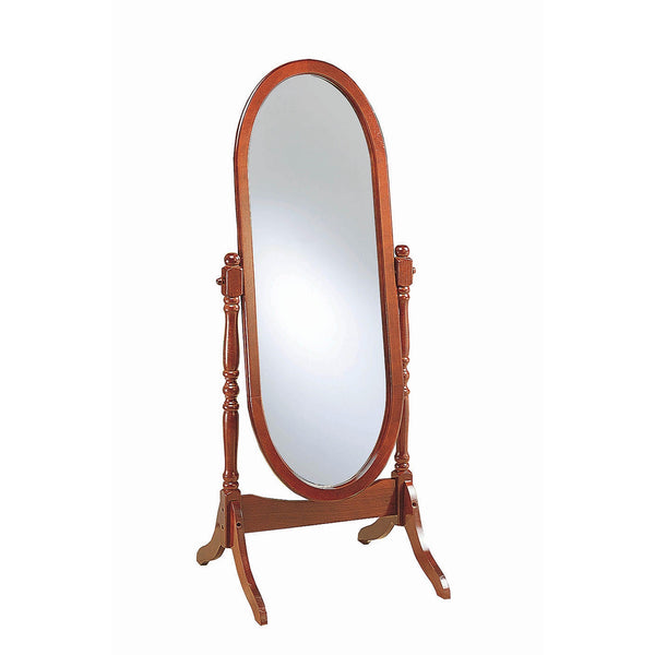 Coaster Furniture Foyet 3101 Wood Adjustable Full Length Cheval Mirror - Merlot