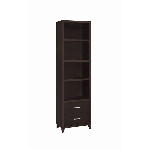Coaster Furniture Lewes 700882 4-shelf Engineered Wood Media Tower - Cappuccino