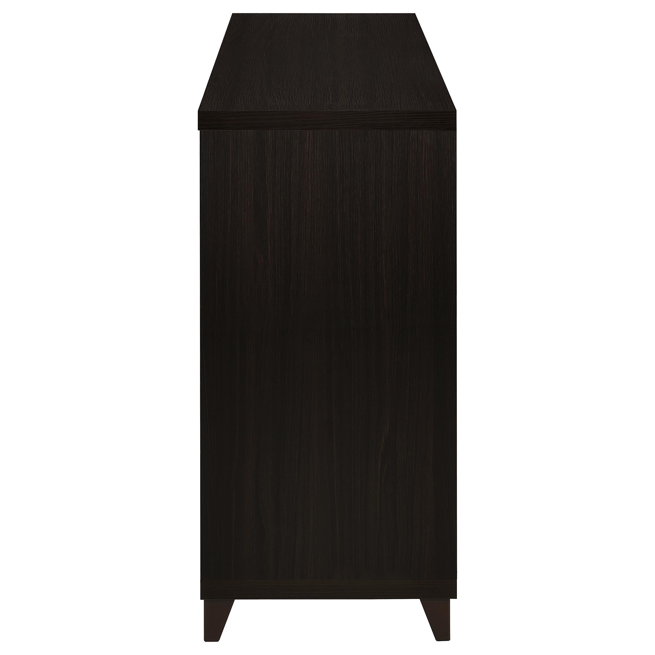  Coaster Furniture Lewes 700881 2-door Engineered Wood 60" TV Stand - Cappuccino IMAGE 4