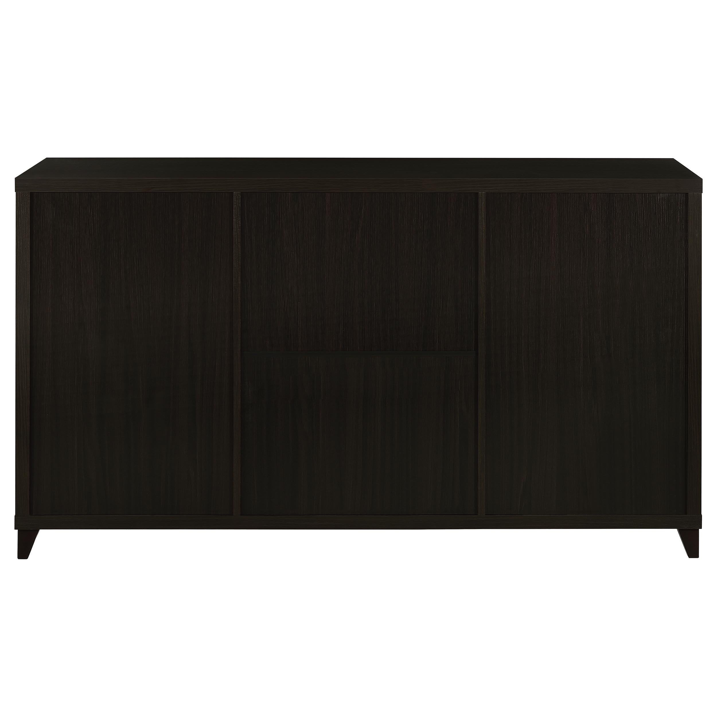  Coaster Furniture Lewes 700881 2-door Engineered Wood 60" TV Stand - Cappuccino IMAGE 6