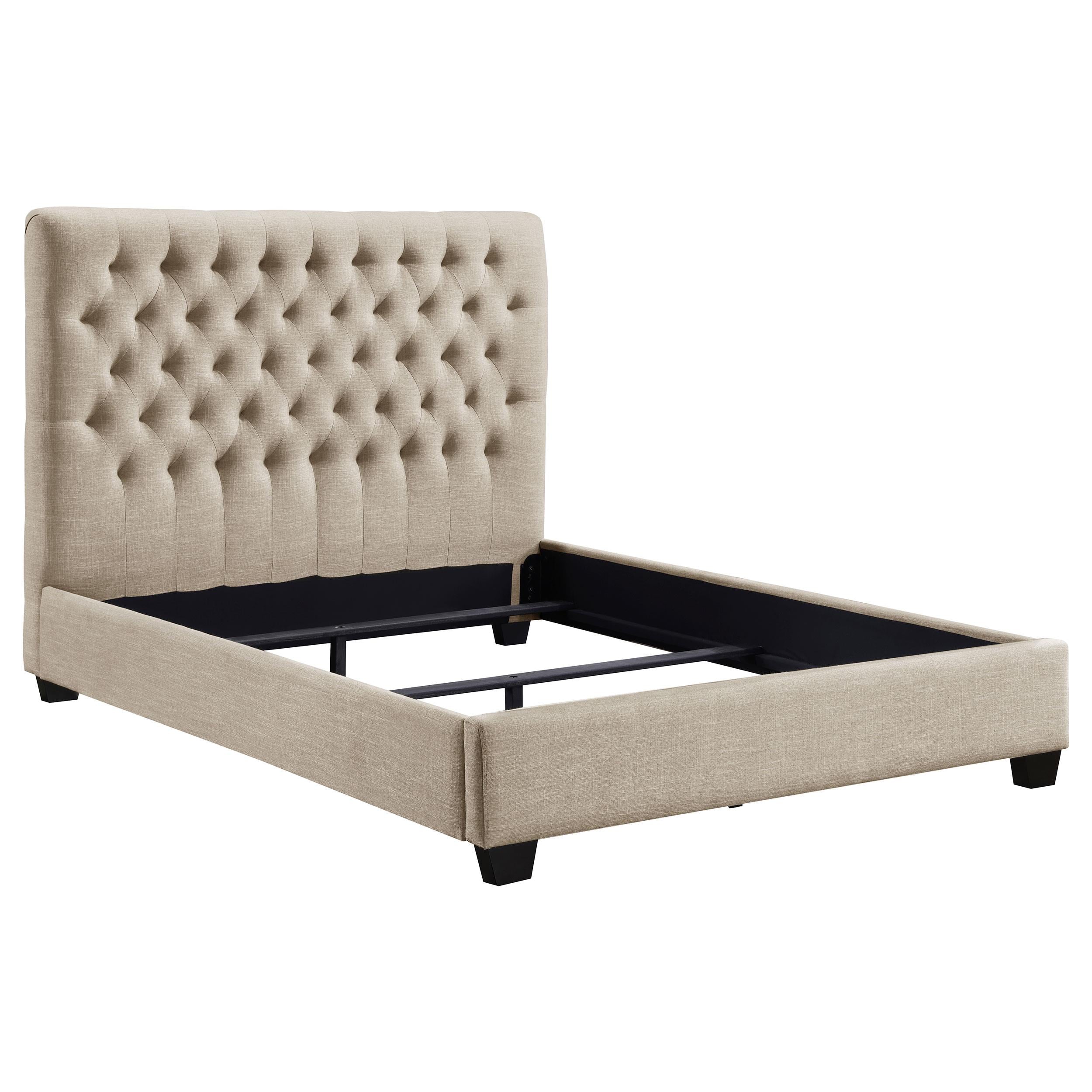  Size_Full --  Coaster Furniture Chloe Upholstered Panel Bed IMAGE 1