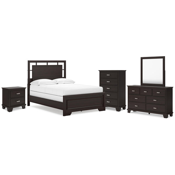 Signature Design by Ashley Covetown B441B13 6 pc Full Panel Bedroom Set
