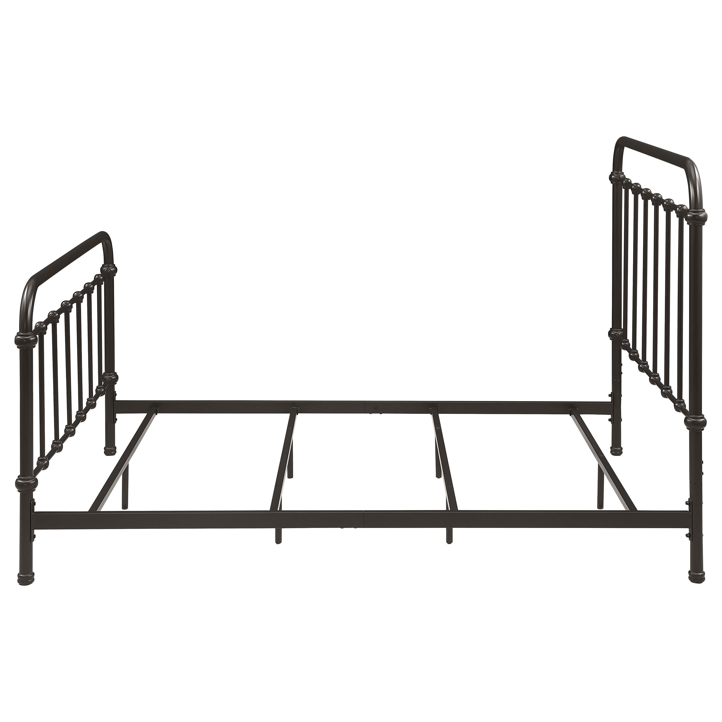  Size_Full --  Livingston 300399F Metal Full Open Frame Bed - Dark Bronze IMAGE 4