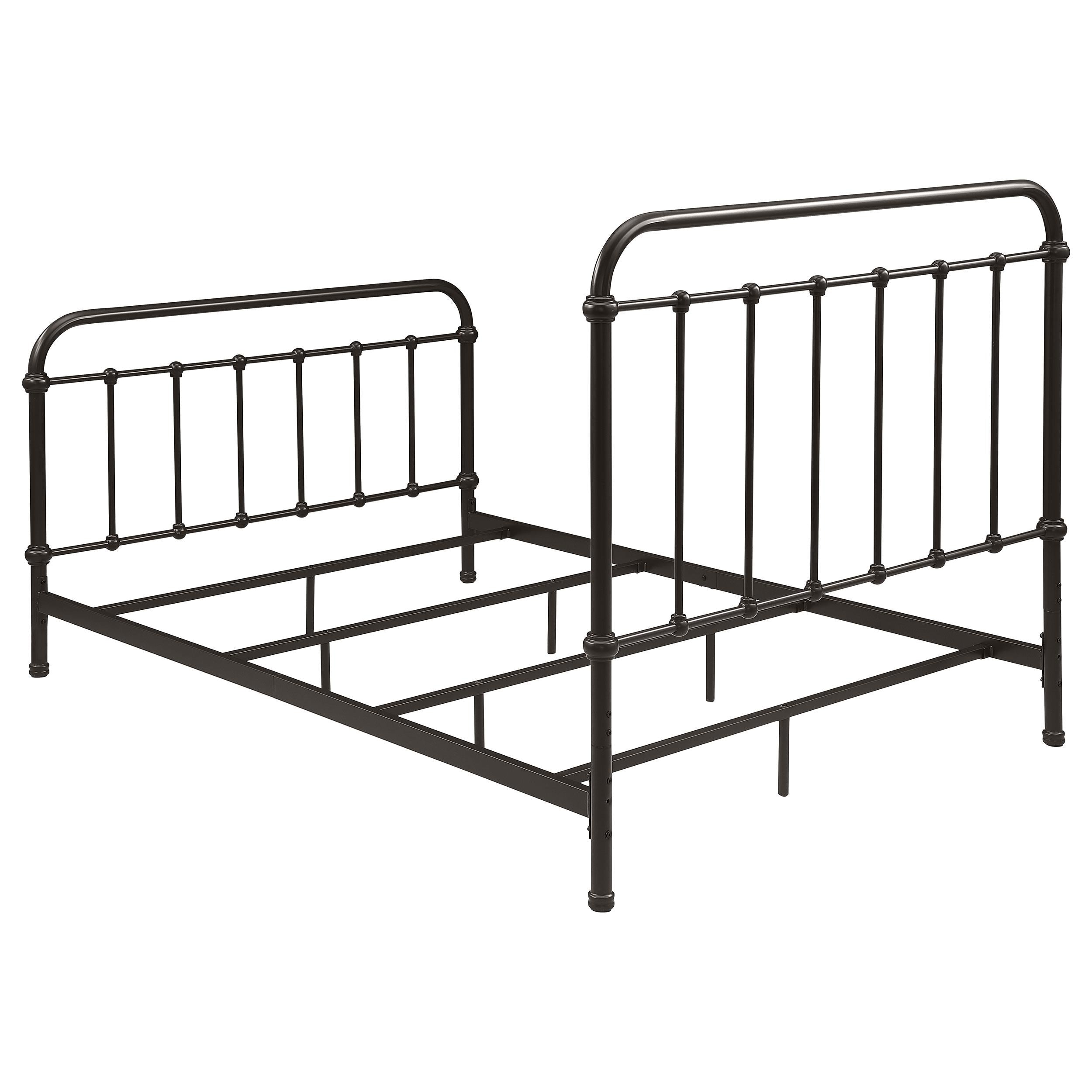  Size_Full --  Livingston 300399F Metal Full Open Frame Bed - Dark Bronze IMAGE 5