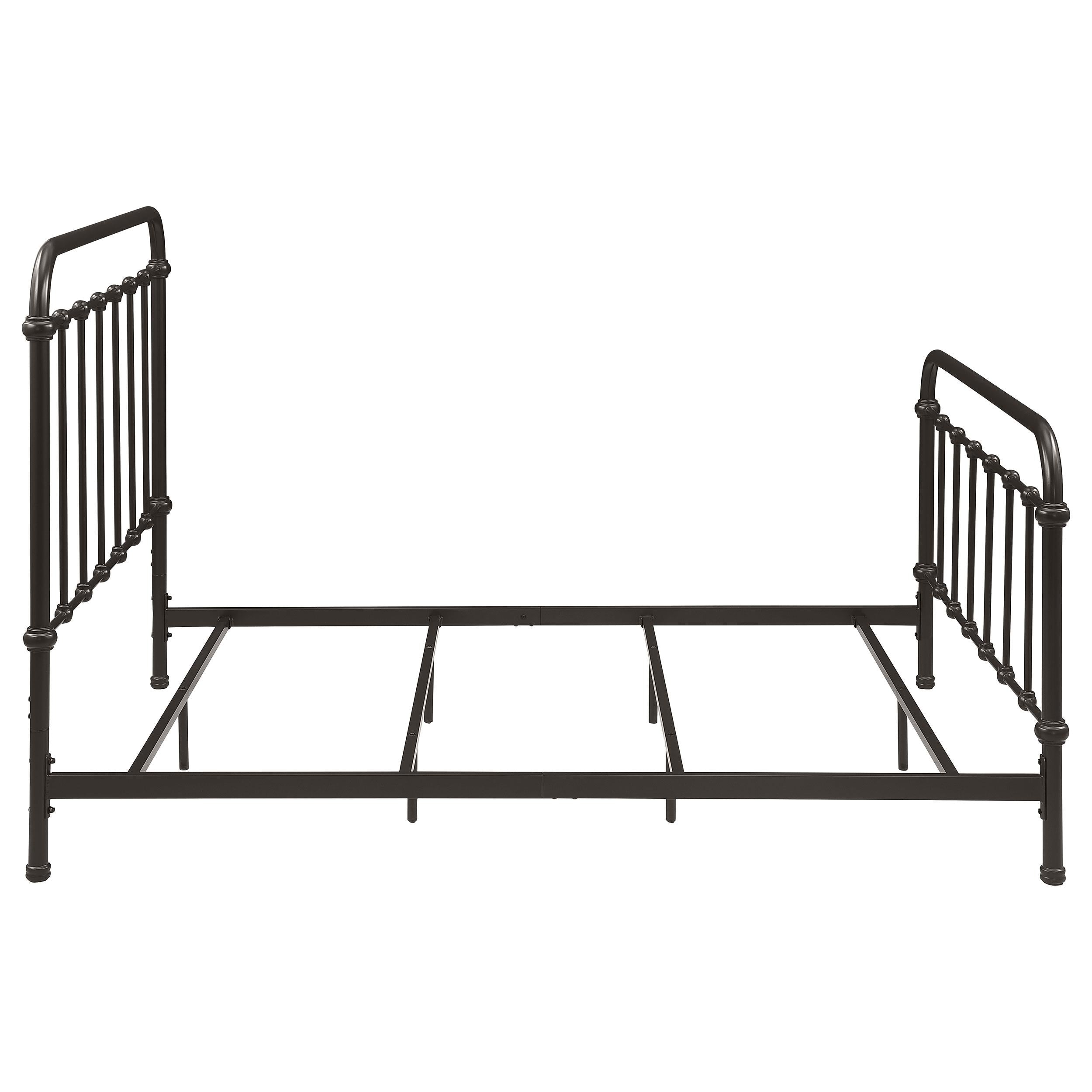  Size_Full --  Livingston 300399F Metal Full Open Frame Bed - Dark Bronze IMAGE 7