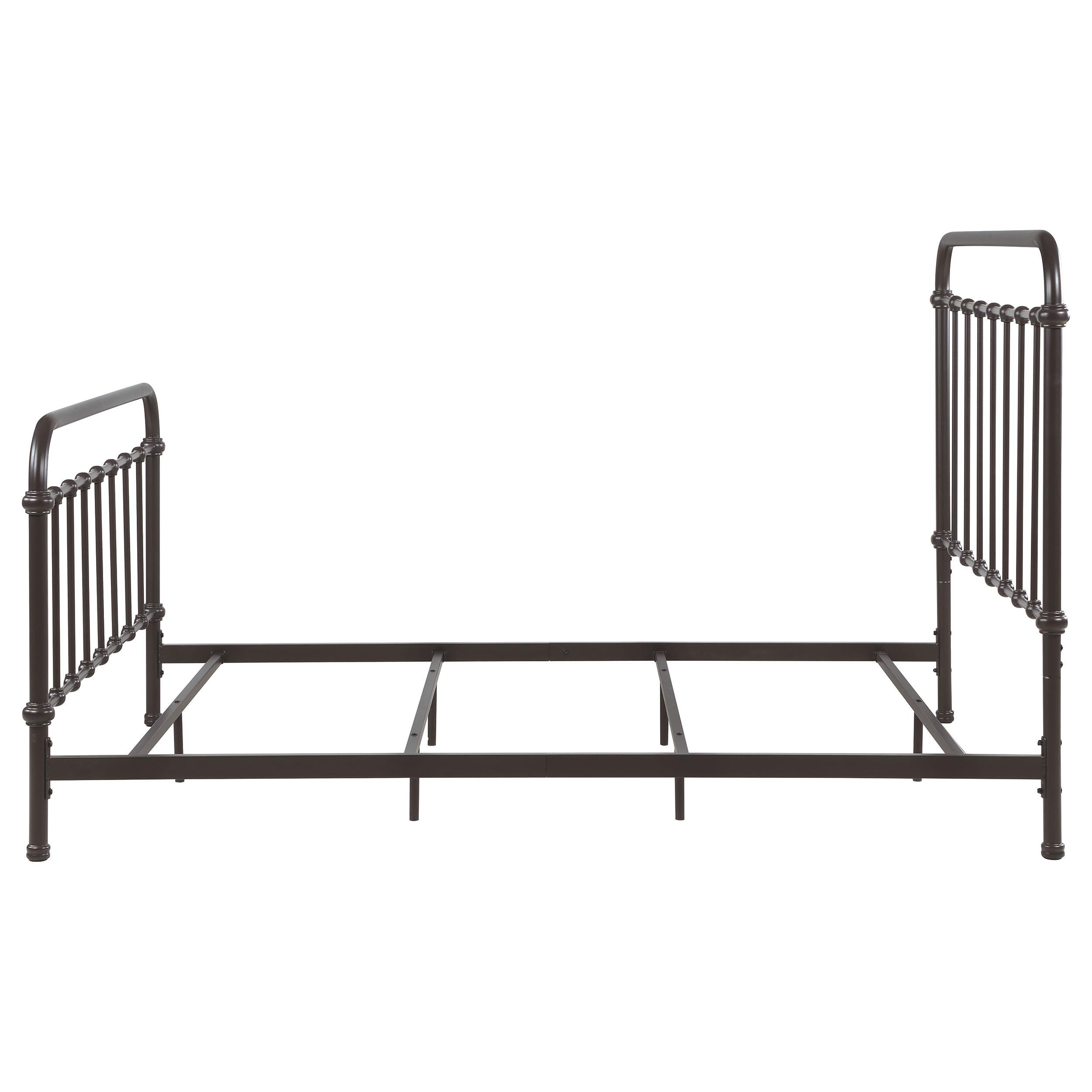  Size_Queen --  Livingston 300399Q Metal Queen Open Frame Bed - Dark Bronze IMAGE 4
