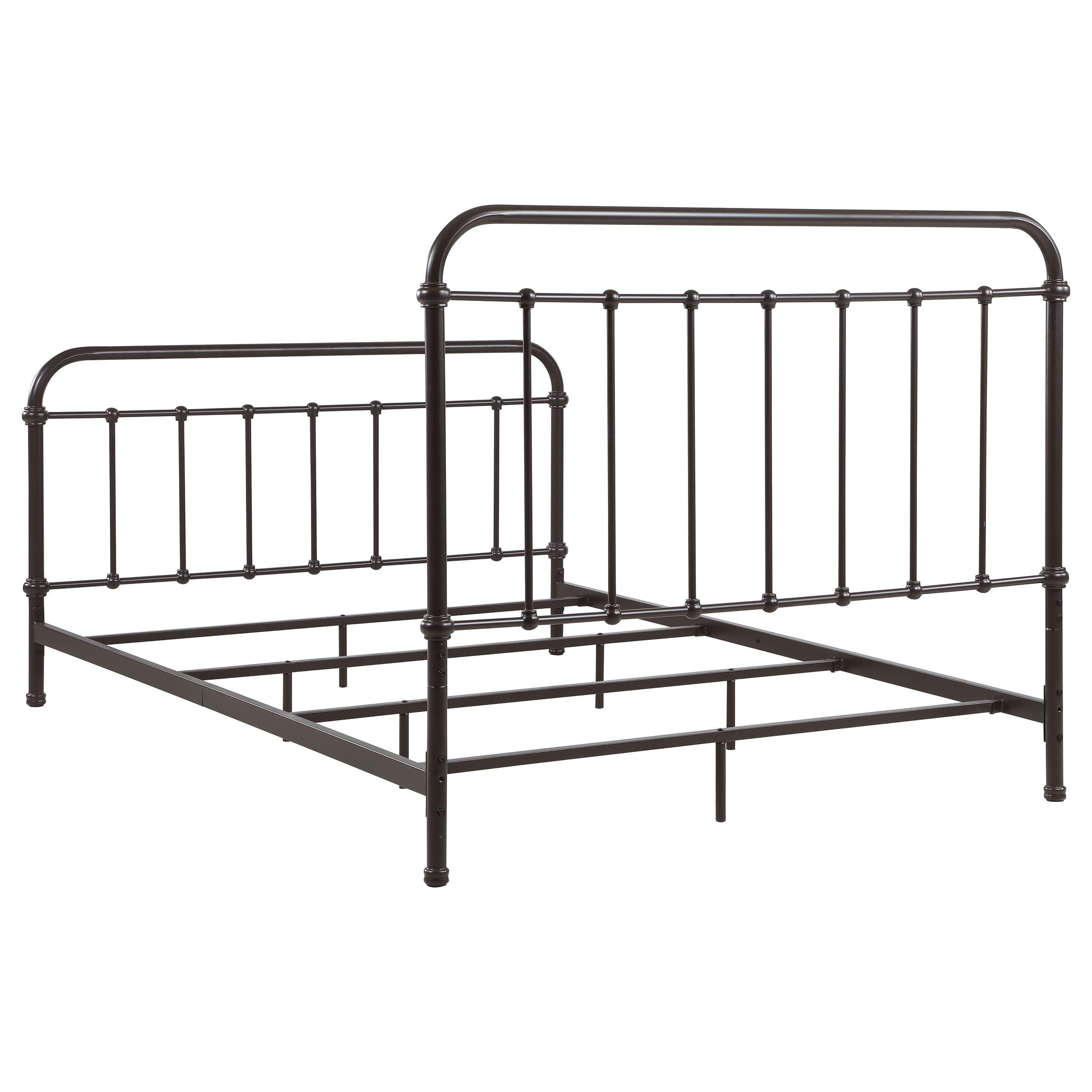  Size_Queen --  Livingston 300399Q Metal Queen Open Frame Bed - Dark Bronze IMAGE 5