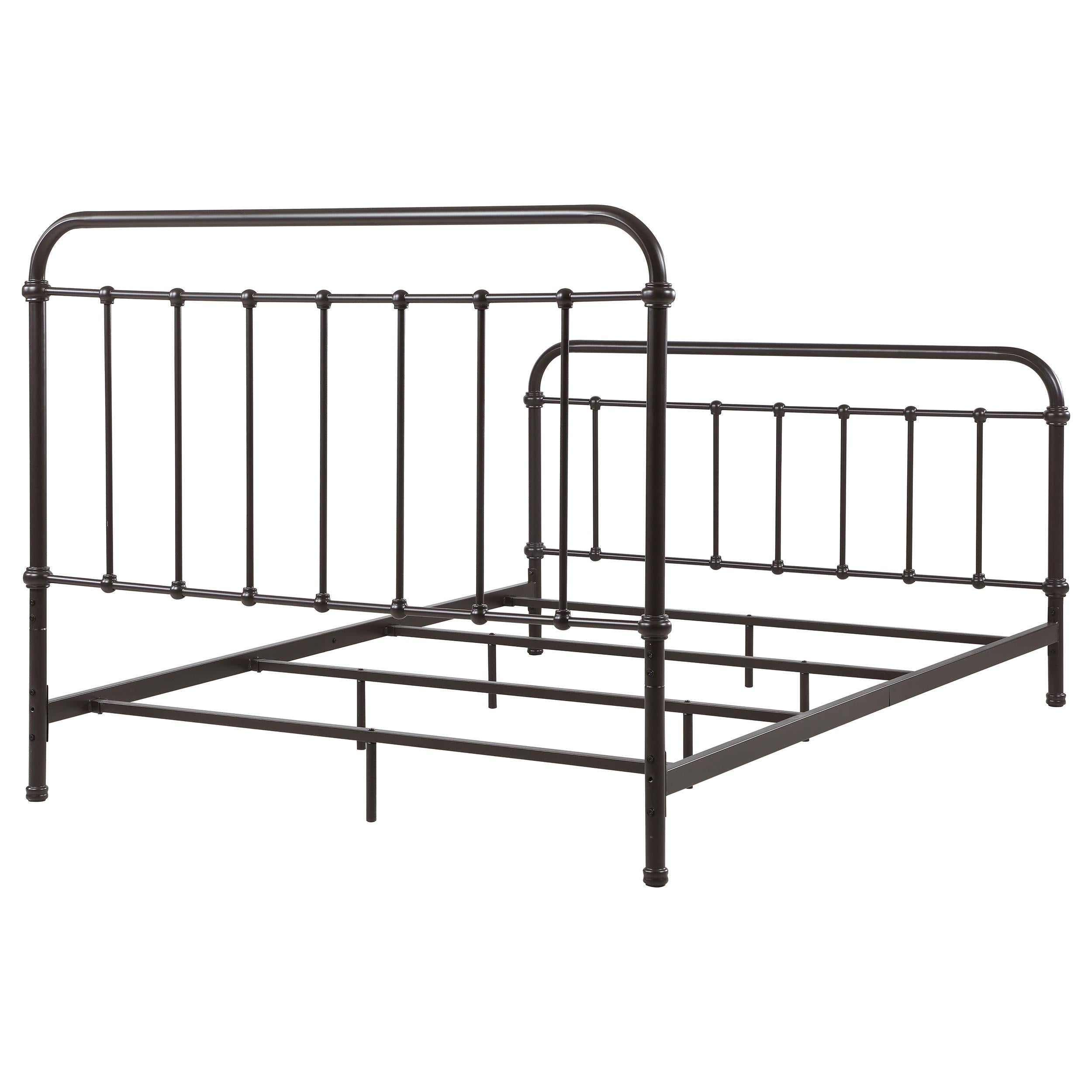  Size_Queen --  Livingston 300399Q Metal Queen Open Frame Bed - Dark Bronze IMAGE 7