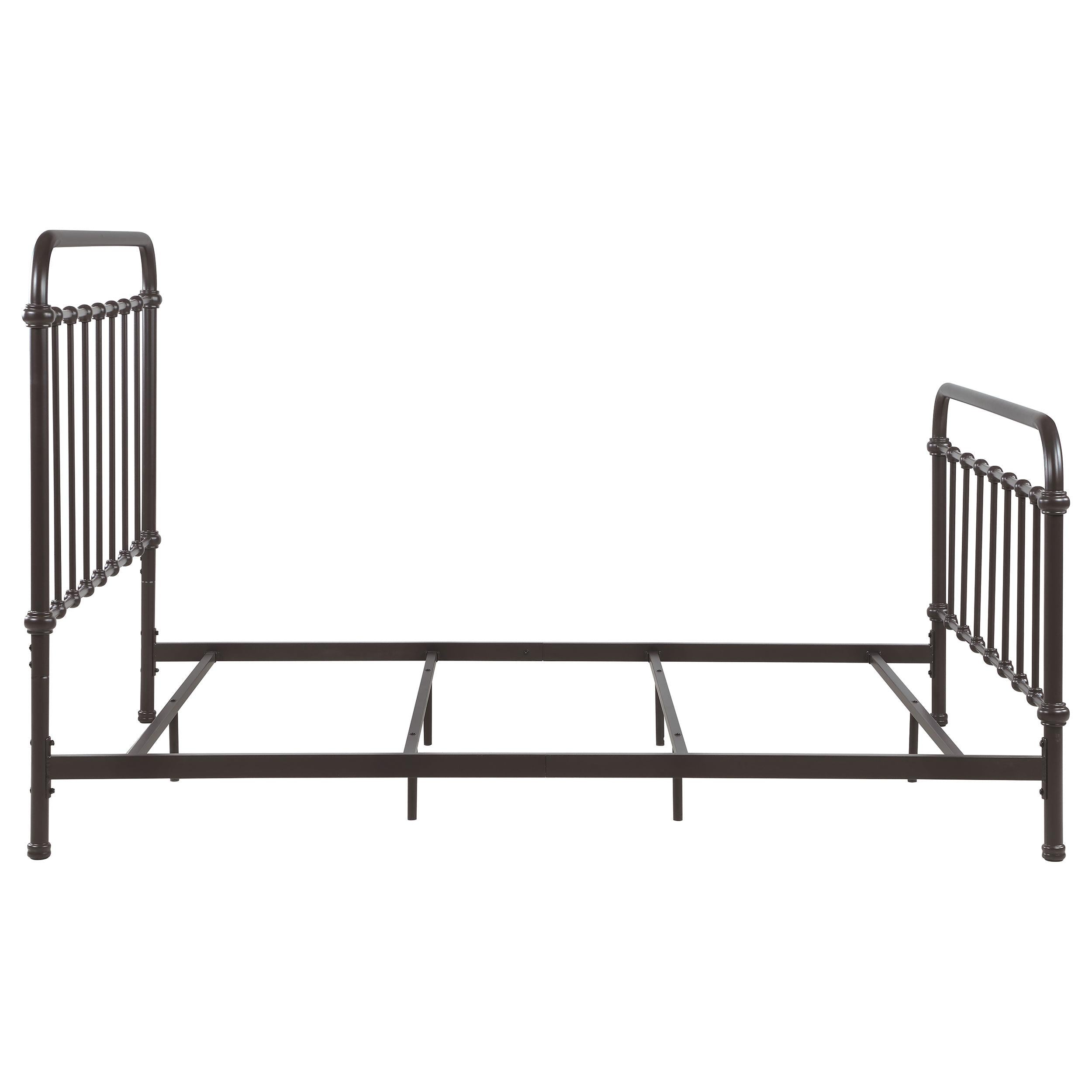  Size_Queen --  Livingston 300399Q Metal Queen Open Frame Bed - Dark Bronze IMAGE 8