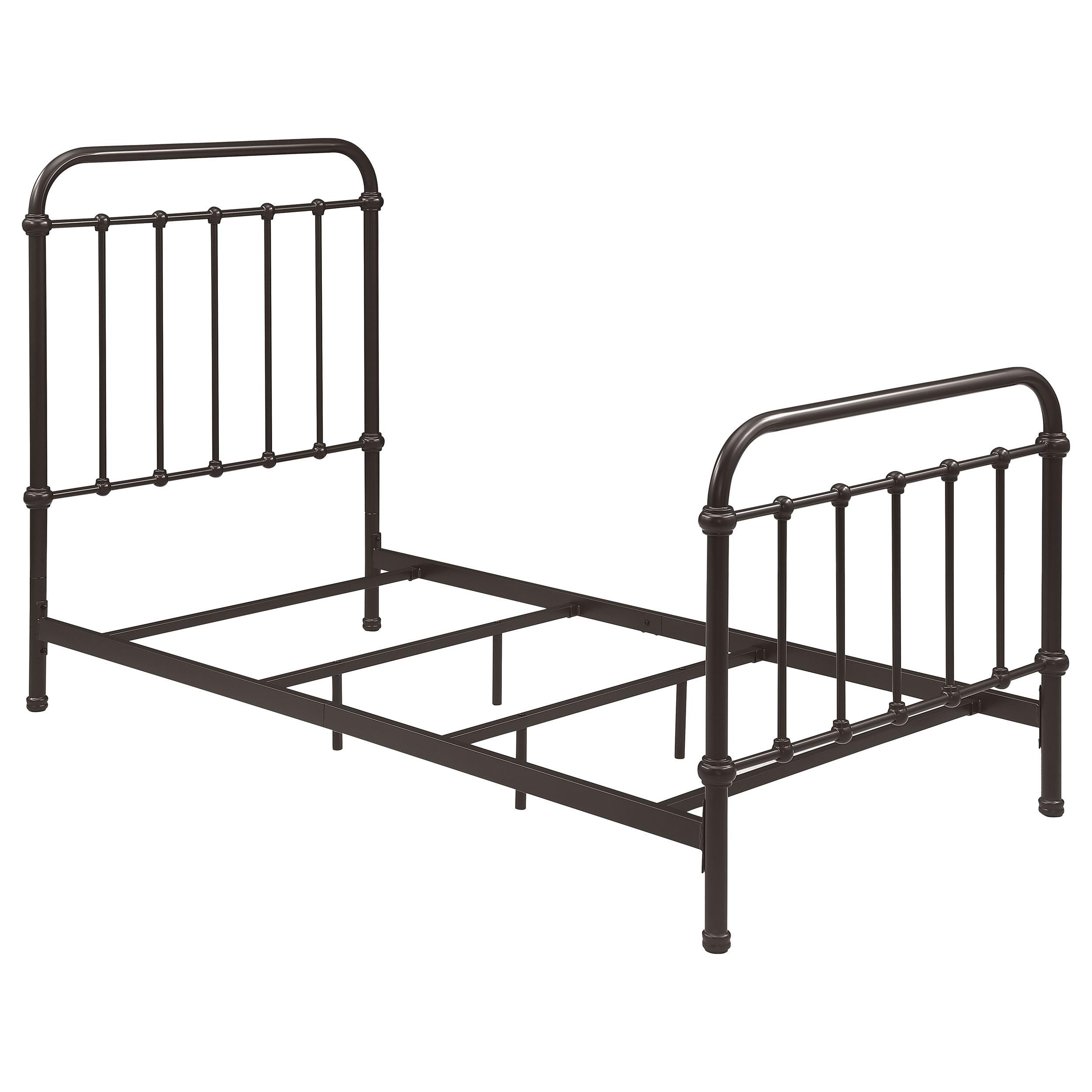  Size_Twin --  Coaster Furniture Livingston Metal Bed IMAGE 1