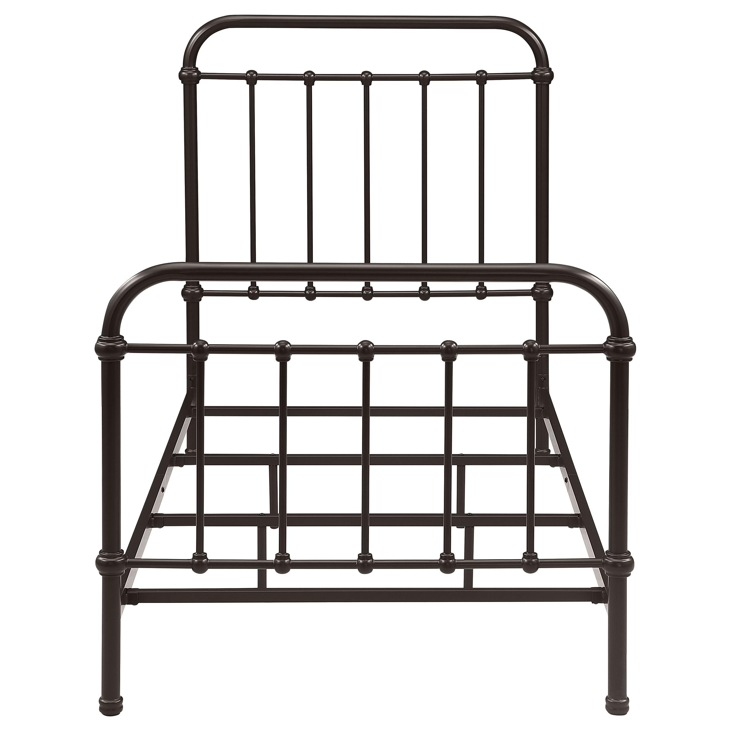  Size_Twin --  Coaster Furniture Livingston Metal Bed IMAGE 2
