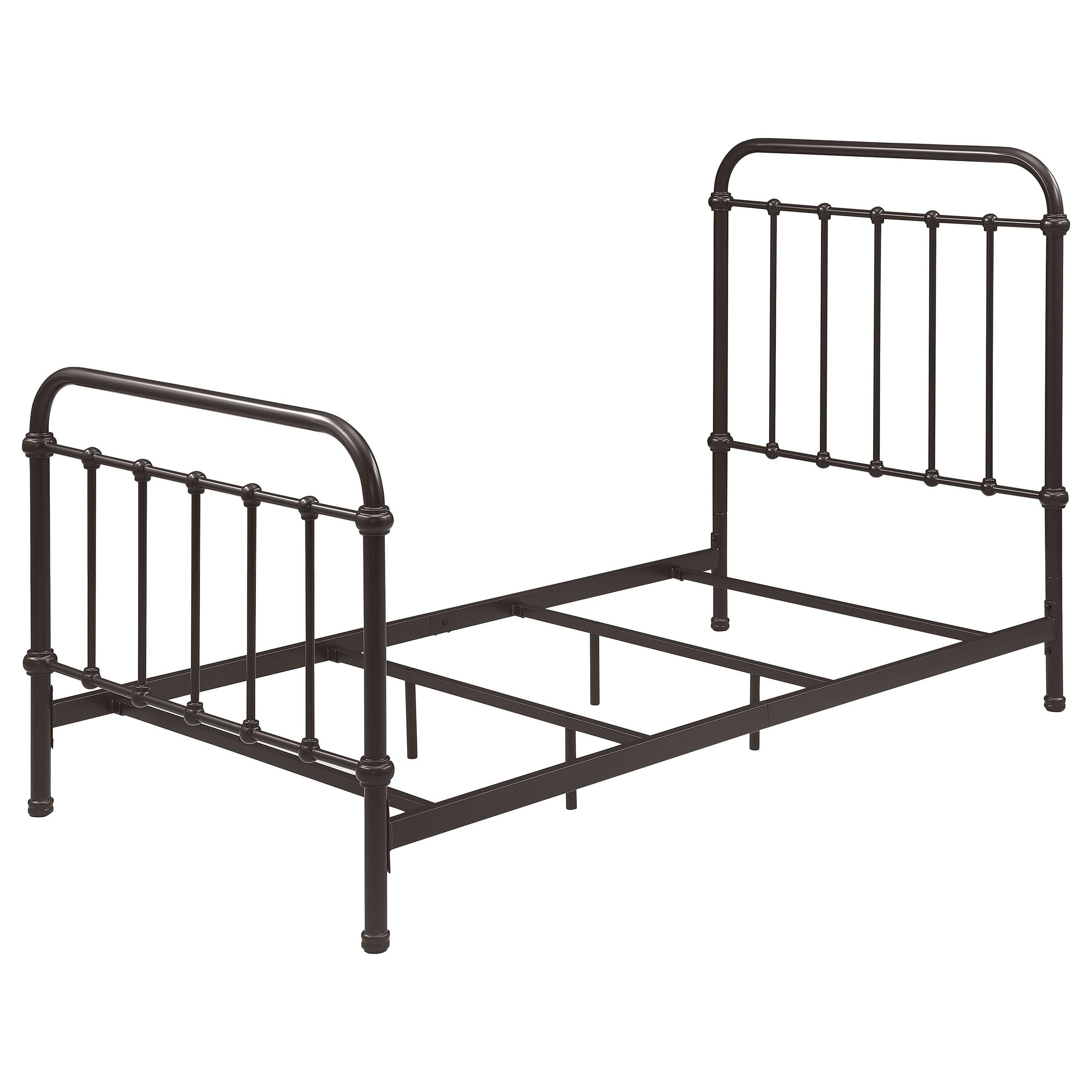  Size_Twin --  Coaster Furniture Livingston Metal Bed IMAGE 3