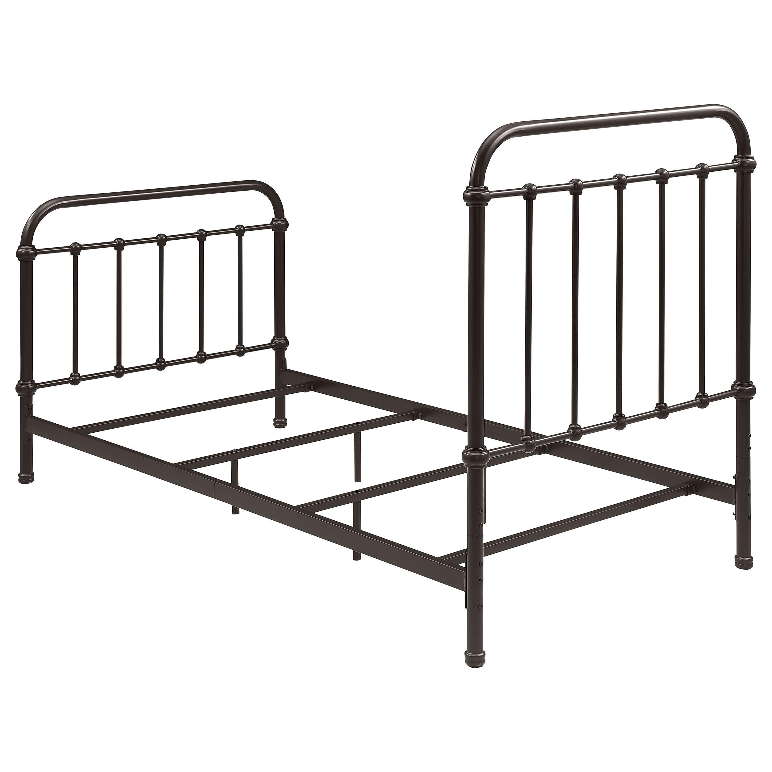  Size_Twin --  Coaster Furniture Livingston Metal Bed IMAGE 5