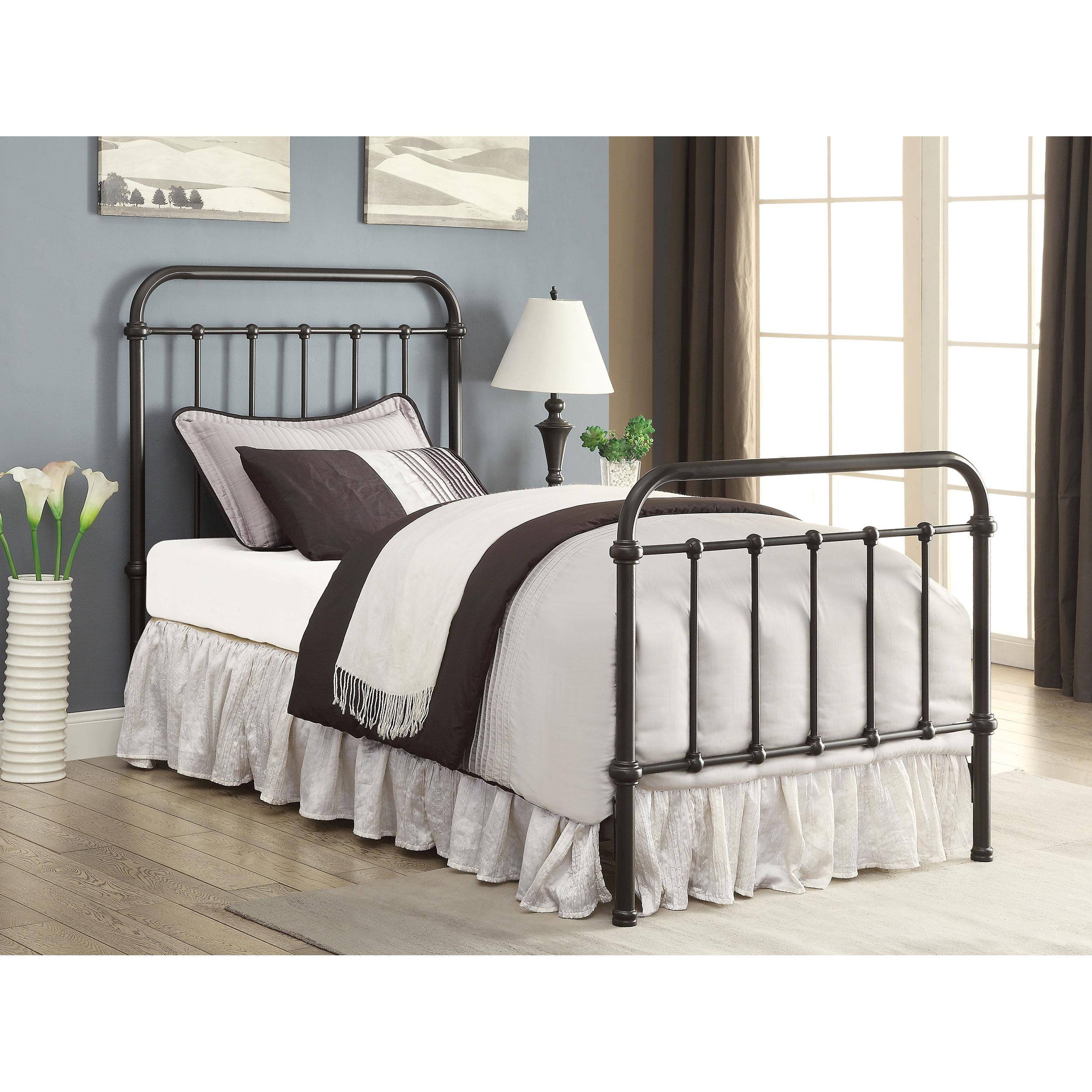  Size_Twin --  Coaster Furniture Livingston Metal Bed IMAGE 8