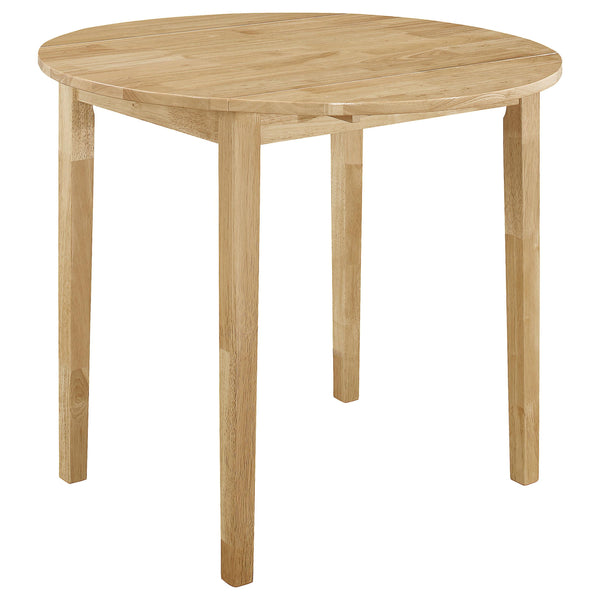 Coaster Furniture Bucknell 130006 3-piece Round Drop Leaf Dining Table Set - Natural