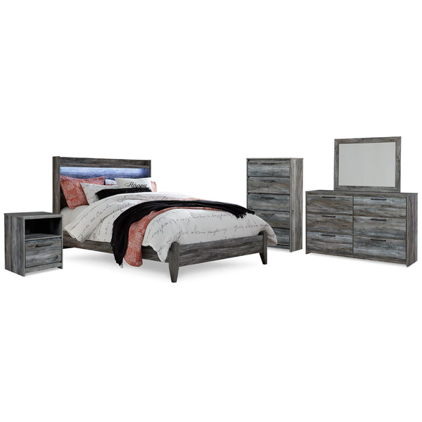 Signature Design by Ashley Baystorm B221B56 6 pc Queen Panel Bedroom Set