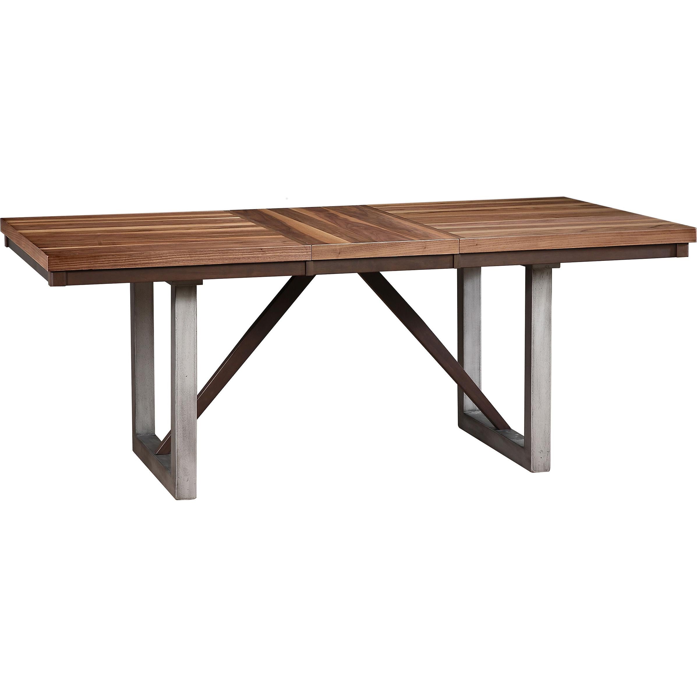  Coaster Furniture Spring Creek 106581 77-inch Extension Dining Table - Natural Walnut IMAGE 1