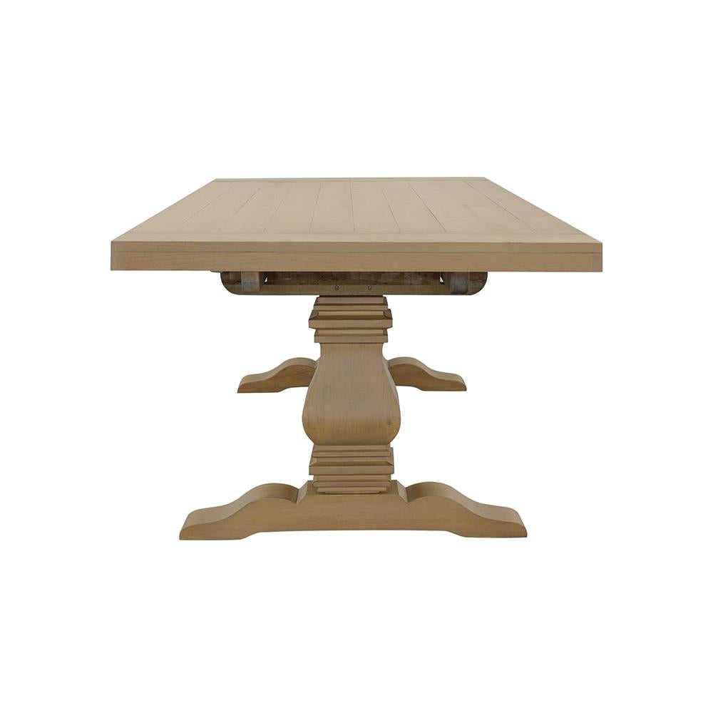  Coaster Furniture Florence 180201 126-inch Extension Dining Table - Rustic Honey IMAGE 7