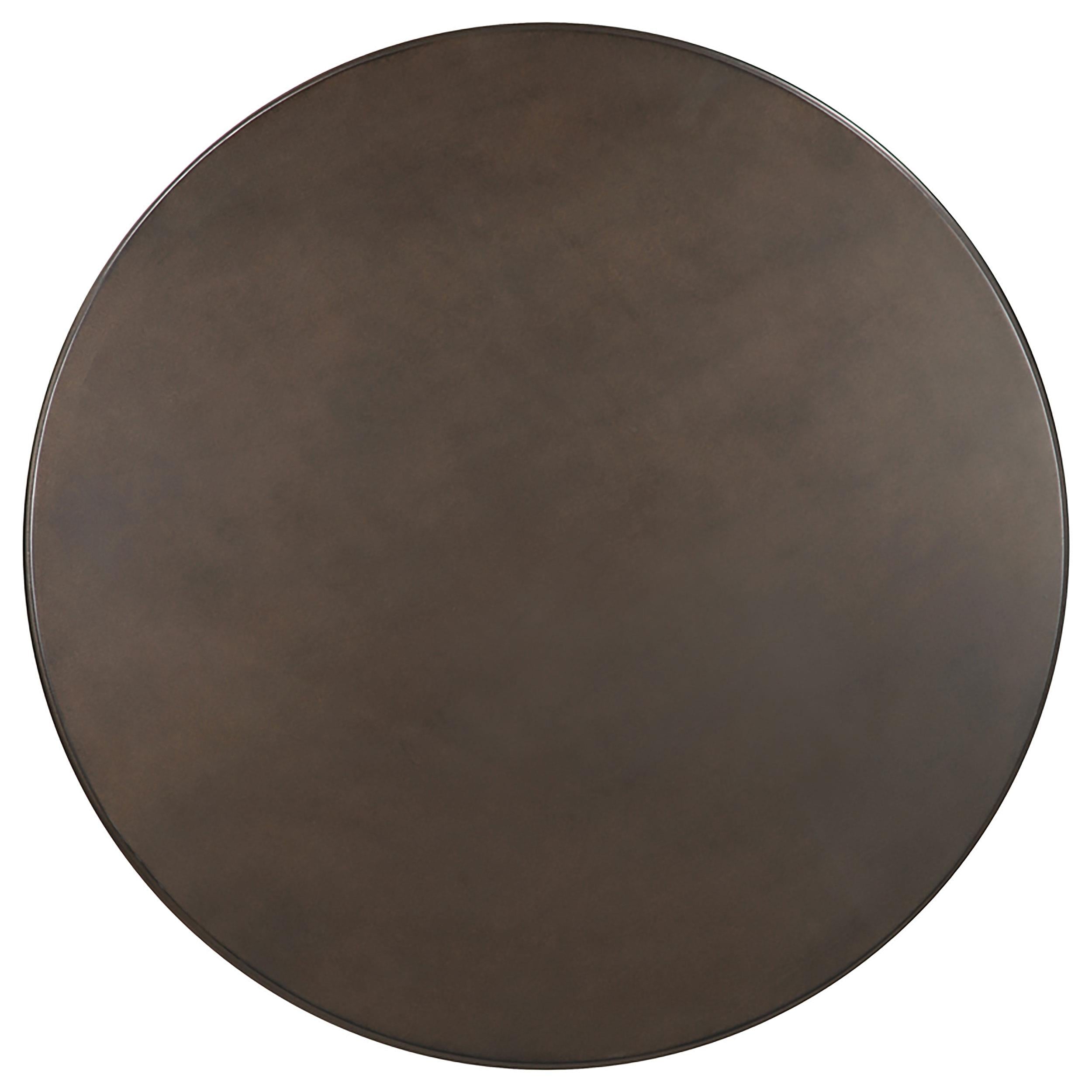  Coaster Furniture Oswego 100063 Round 30-inch Bistro Dining Table - Bronze IMAGE 5