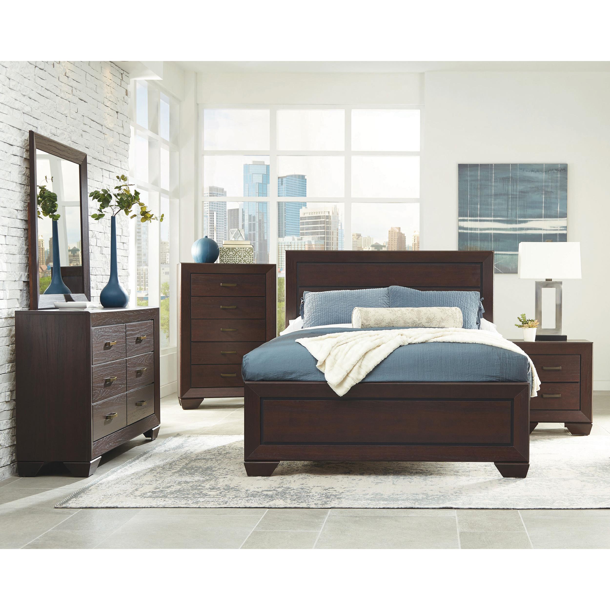  Coaster Furniture Kauffman 204392 2-Drawer Nightstand - Dark Cocoa IMAGE 10