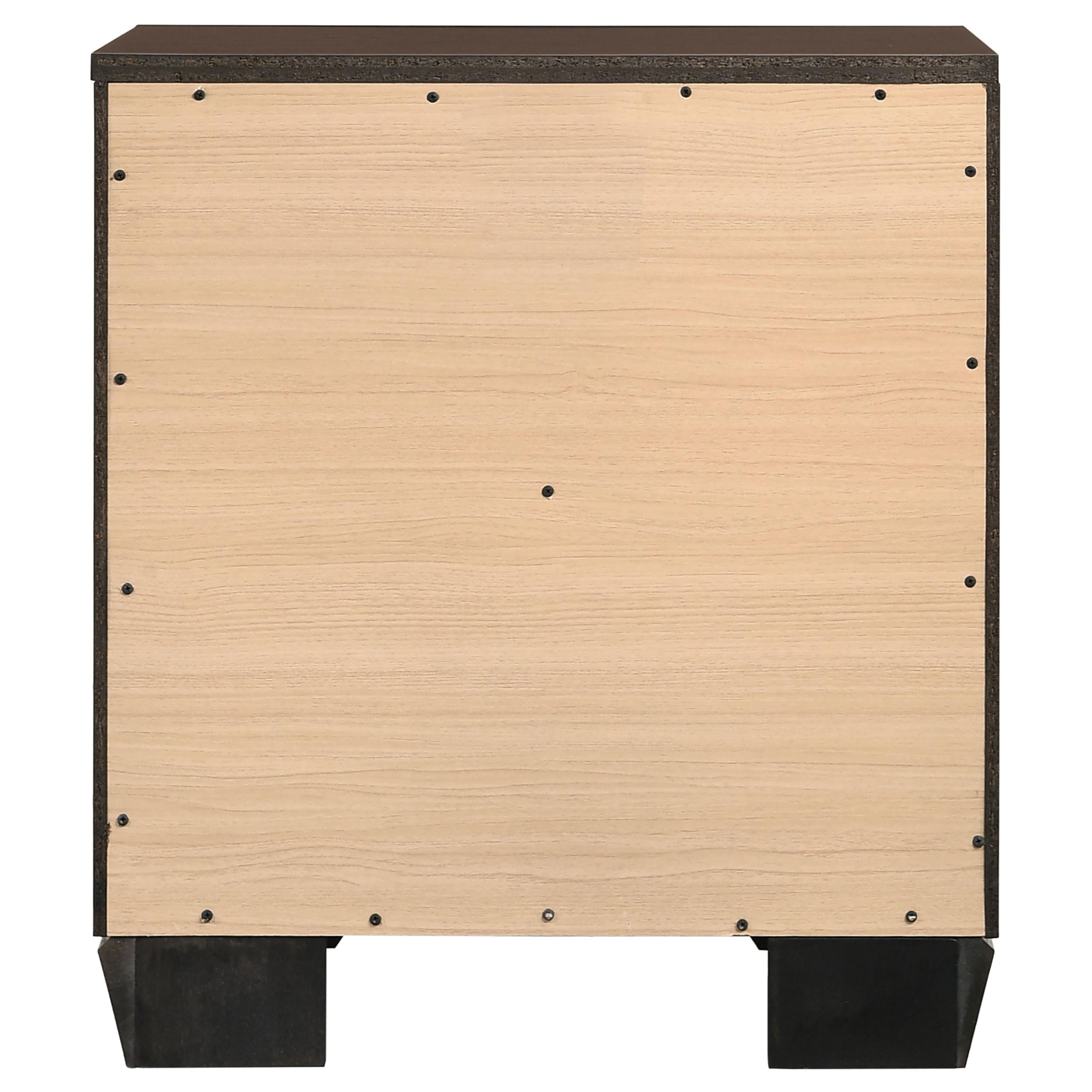  Coaster Furniture Kauffman 204392 2-Drawer Nightstand - Dark Cocoa IMAGE 6