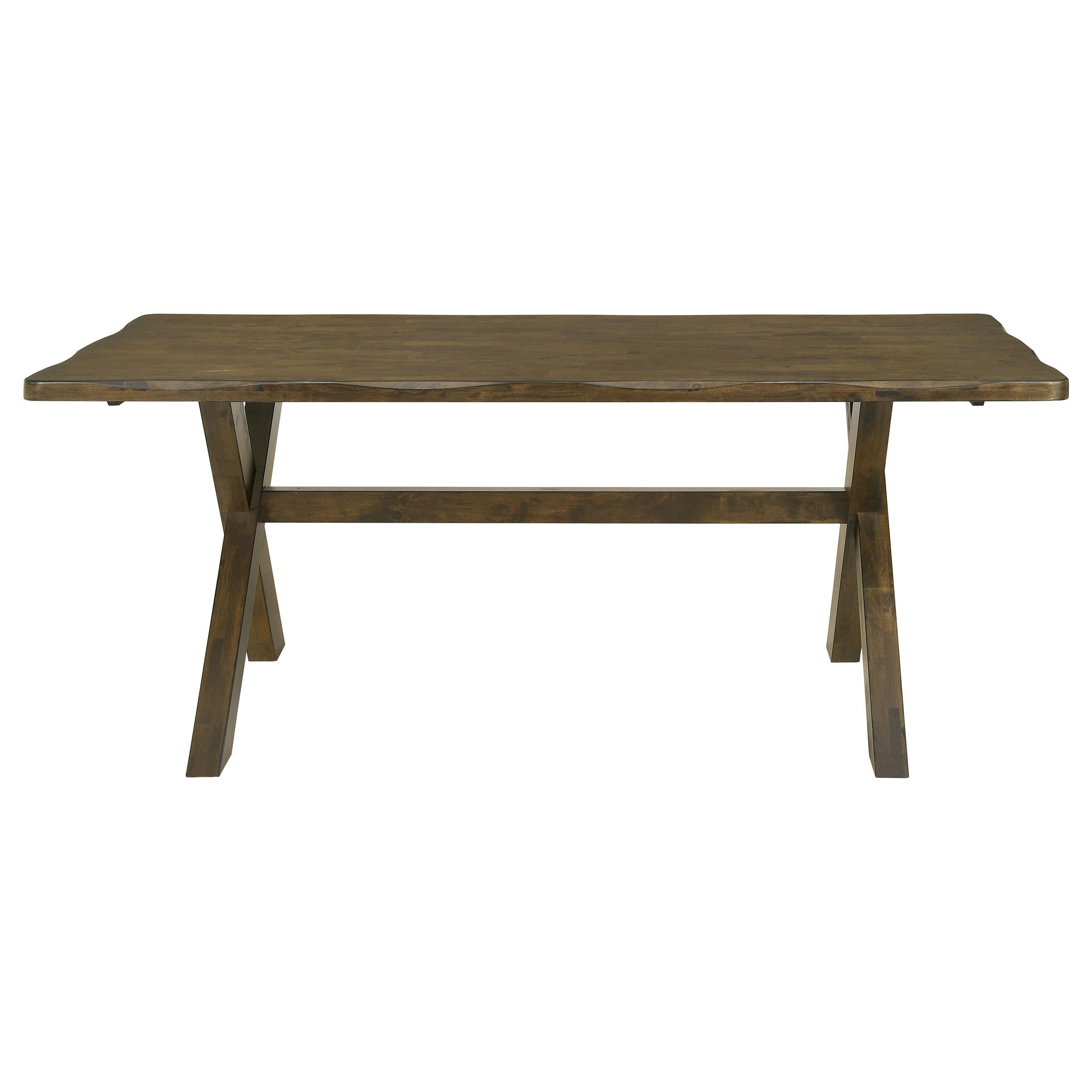  Coaster Furniture Alston 106381 Rectangular 71-inch Dining Table - Knotty Nutmeg IMAGE 2