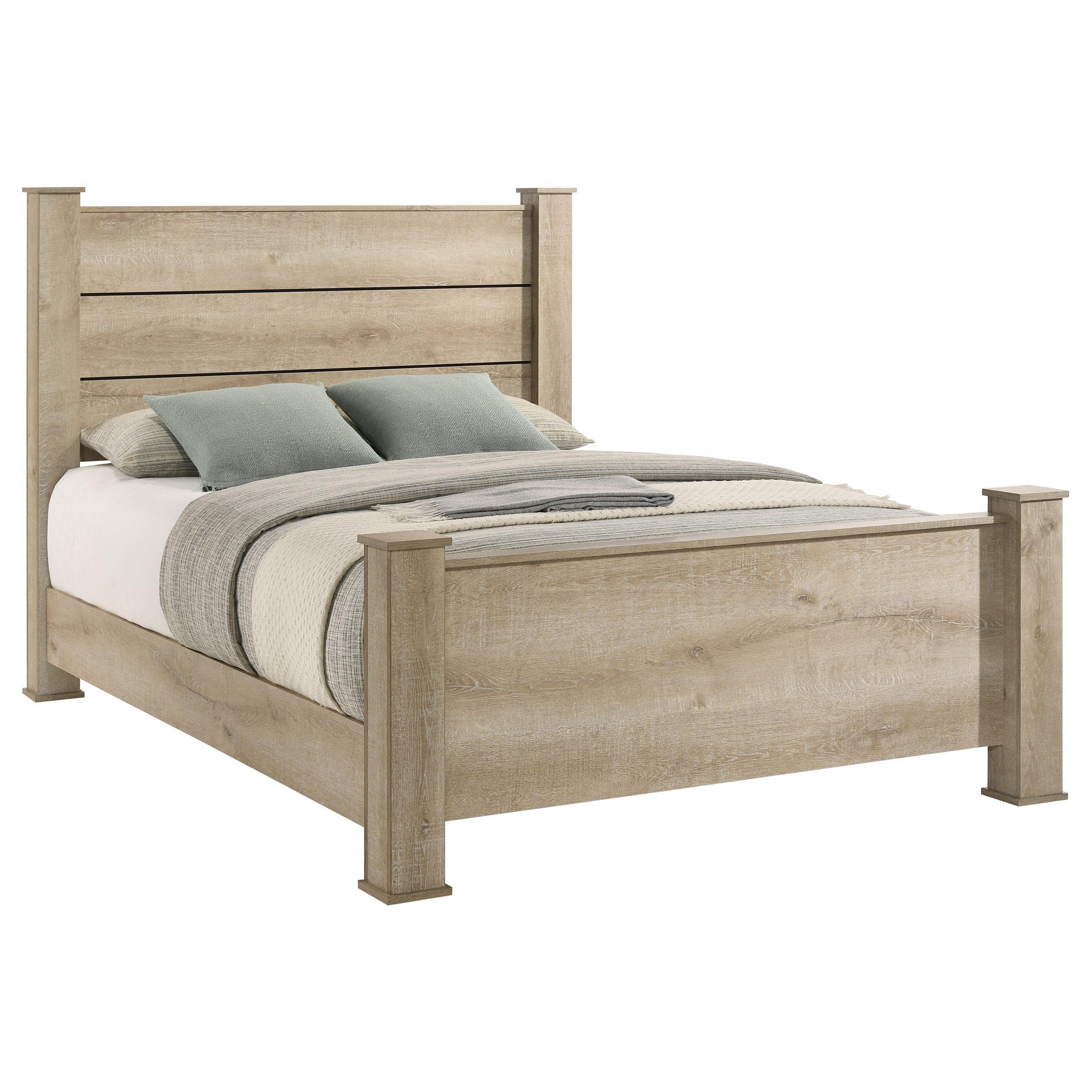  Coaster Furniture Oakglen 225101Q-S5 7 pc Queen Panel Bedroom Set IMAGE 2