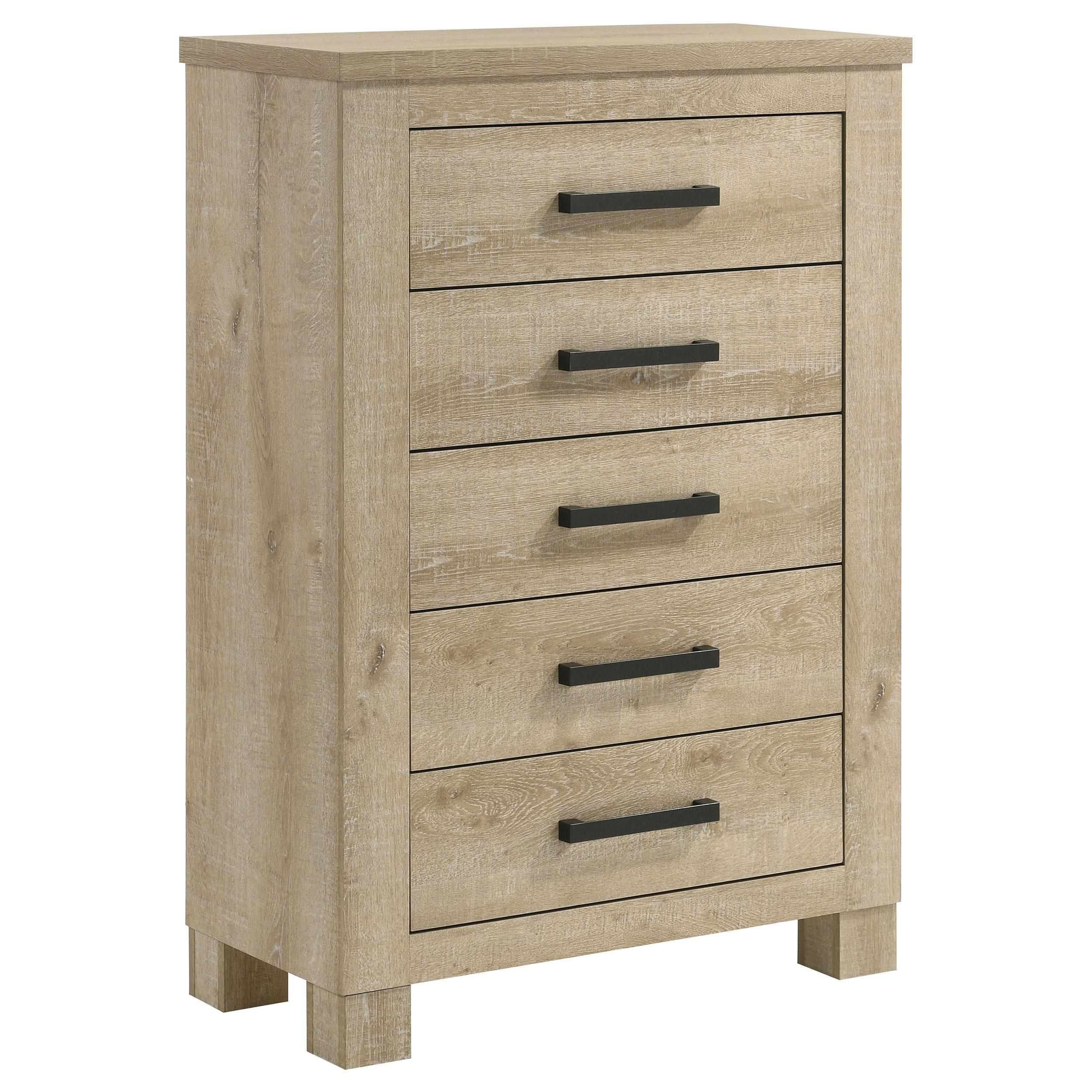  Coaster Furniture Oakglen 225101Q-S5 7 pc Queen Panel Bedroom Set IMAGE 6