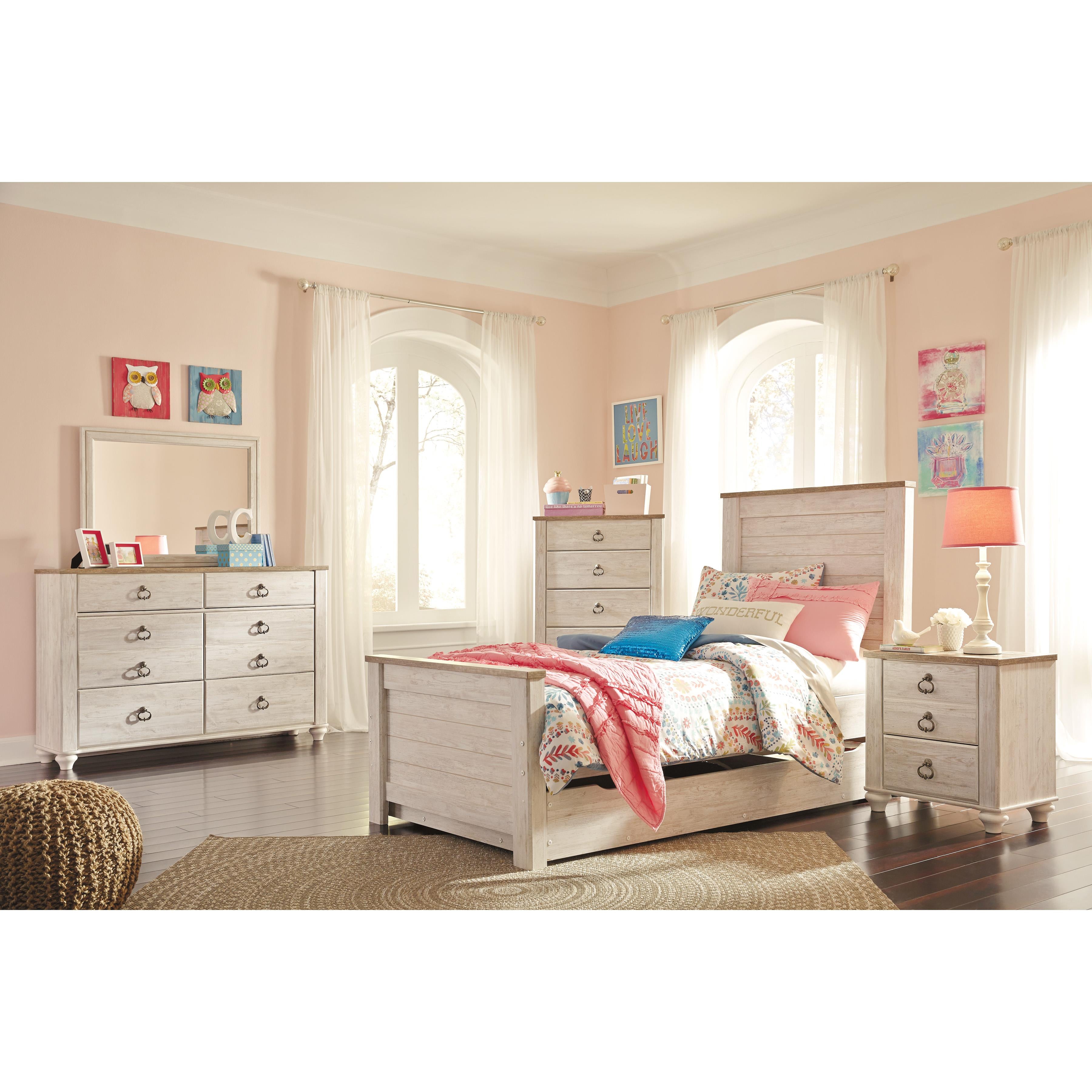  Signature Design by Ashley Willowton 2-Drawer Nightstand B267-92 IMAGE 9
