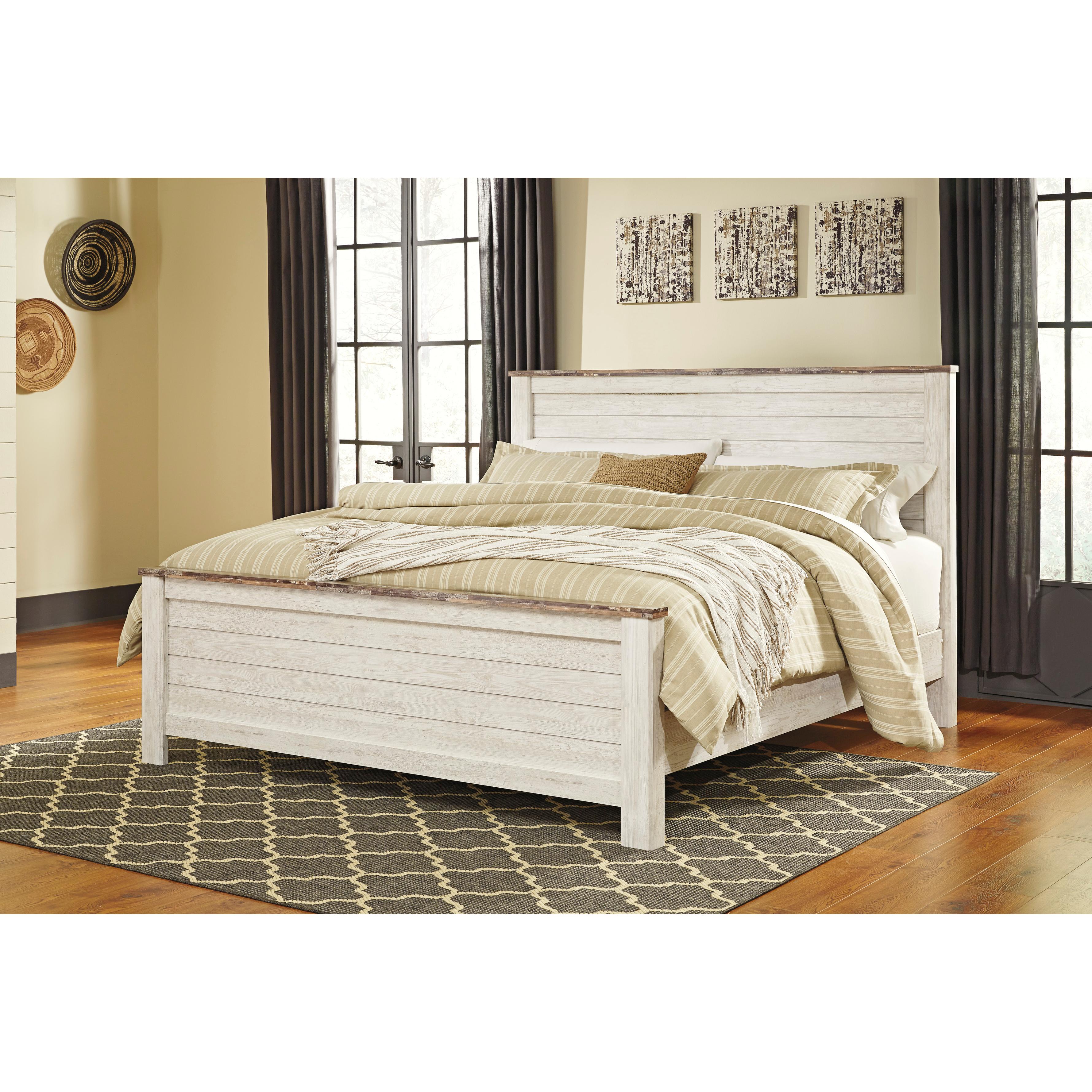  Size_King --  Willowton B267B10 King Panel Bed IMAGE 1