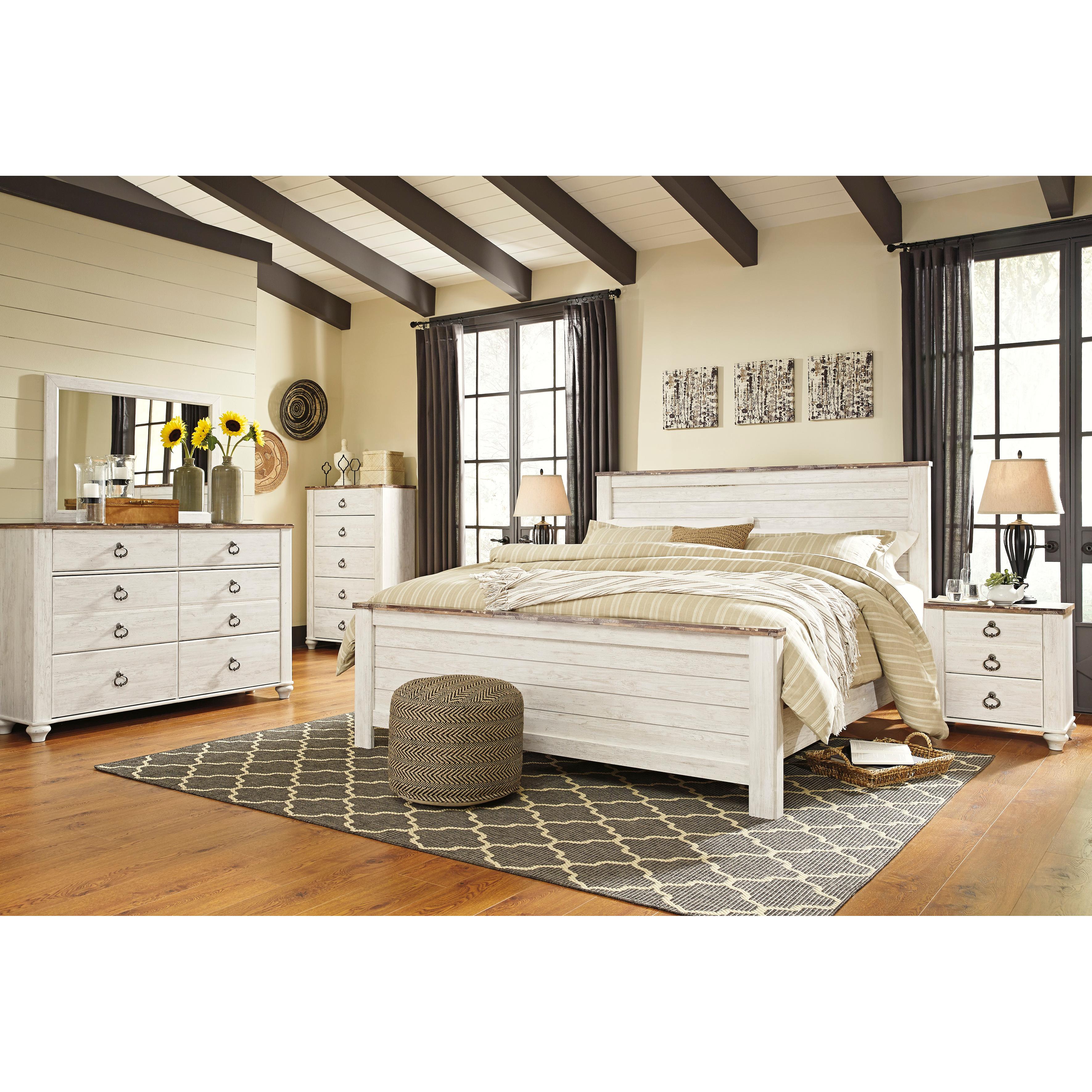  Size_King --  Willowton B267B10 King Panel Bed IMAGE 3