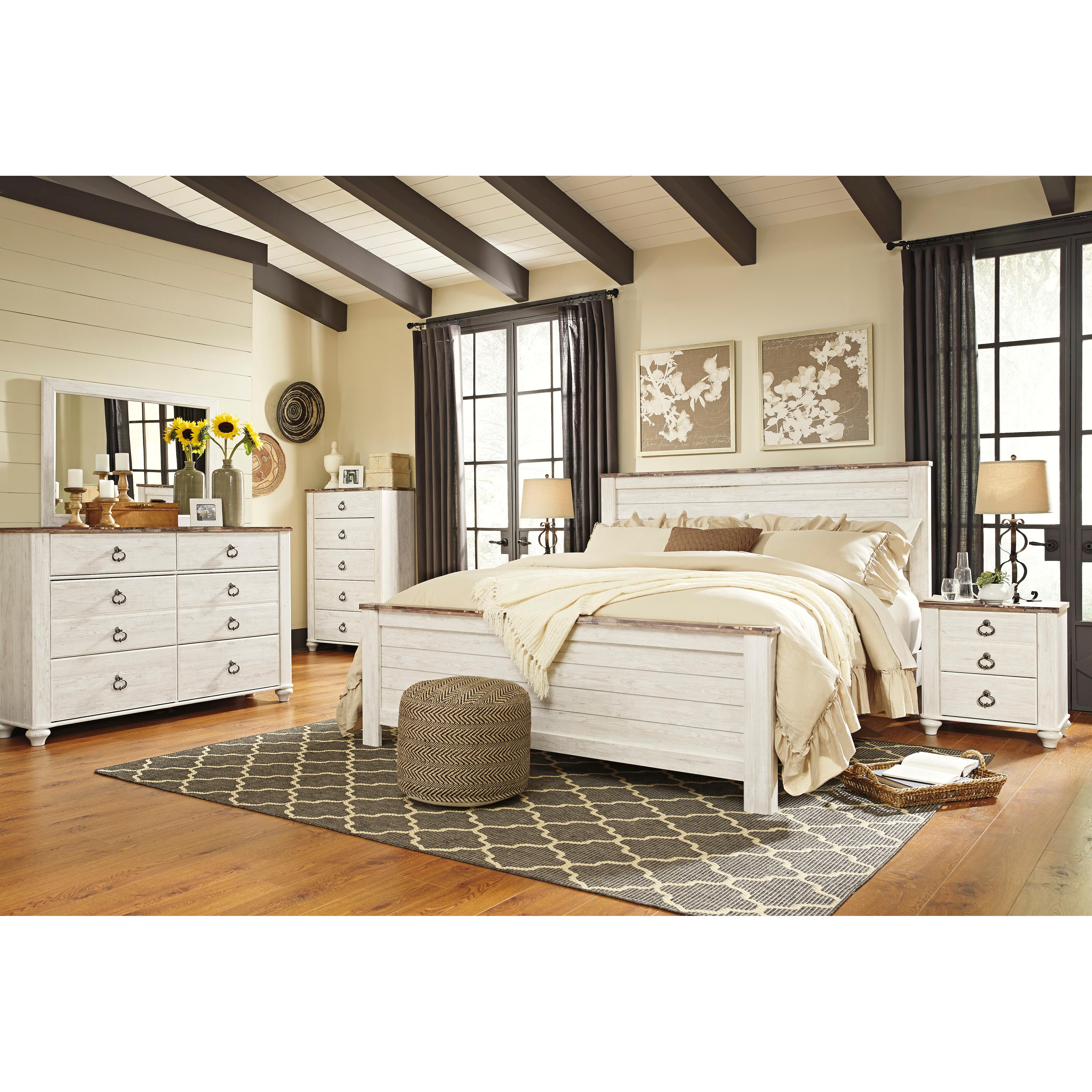  Size_King --  Willowton B267B10 King Panel Bed IMAGE 4