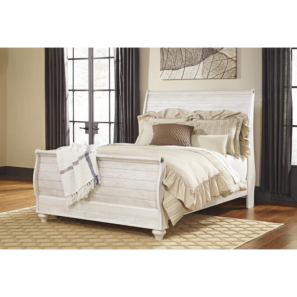 Signature Design by Ashley Willowton Sleigh Bed