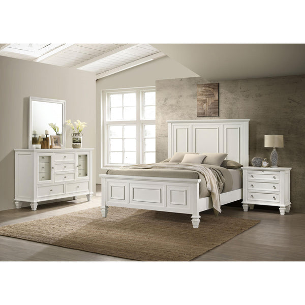 Coaster Furniture Sandy Beach 201301KWN-S4 6 pc California King Panel Bedroom Set