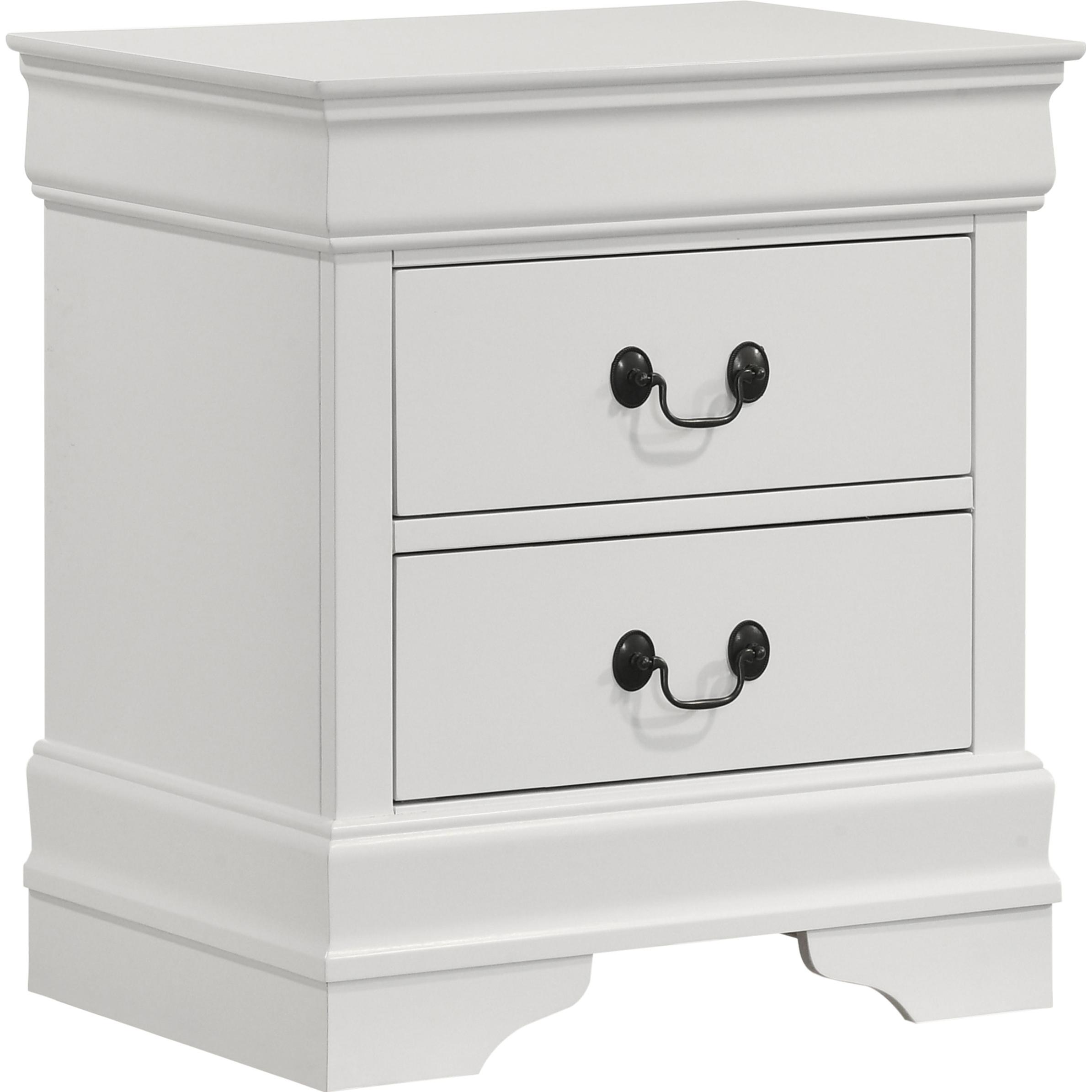  Coaster Furniture Louis Philippe 202441T-S4 6 pc Twin Sleigh Bedroom Set IMAGE 3