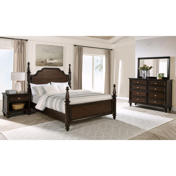 Coaster Furniture Andover 223631KW-S4 6 pc California King Poster Bedroom Set