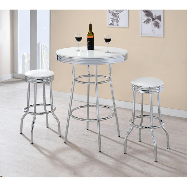 Coaster Furniture Retro 2300-S3 3 pc Pub Height Dining Set